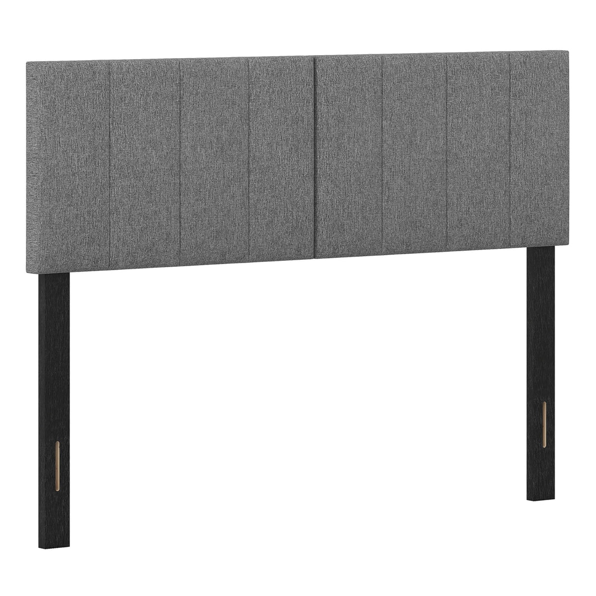 KOMFOTT Linen Upholstered Headboard for Full & Queen Size Bed(Vertical Channel Tufted)