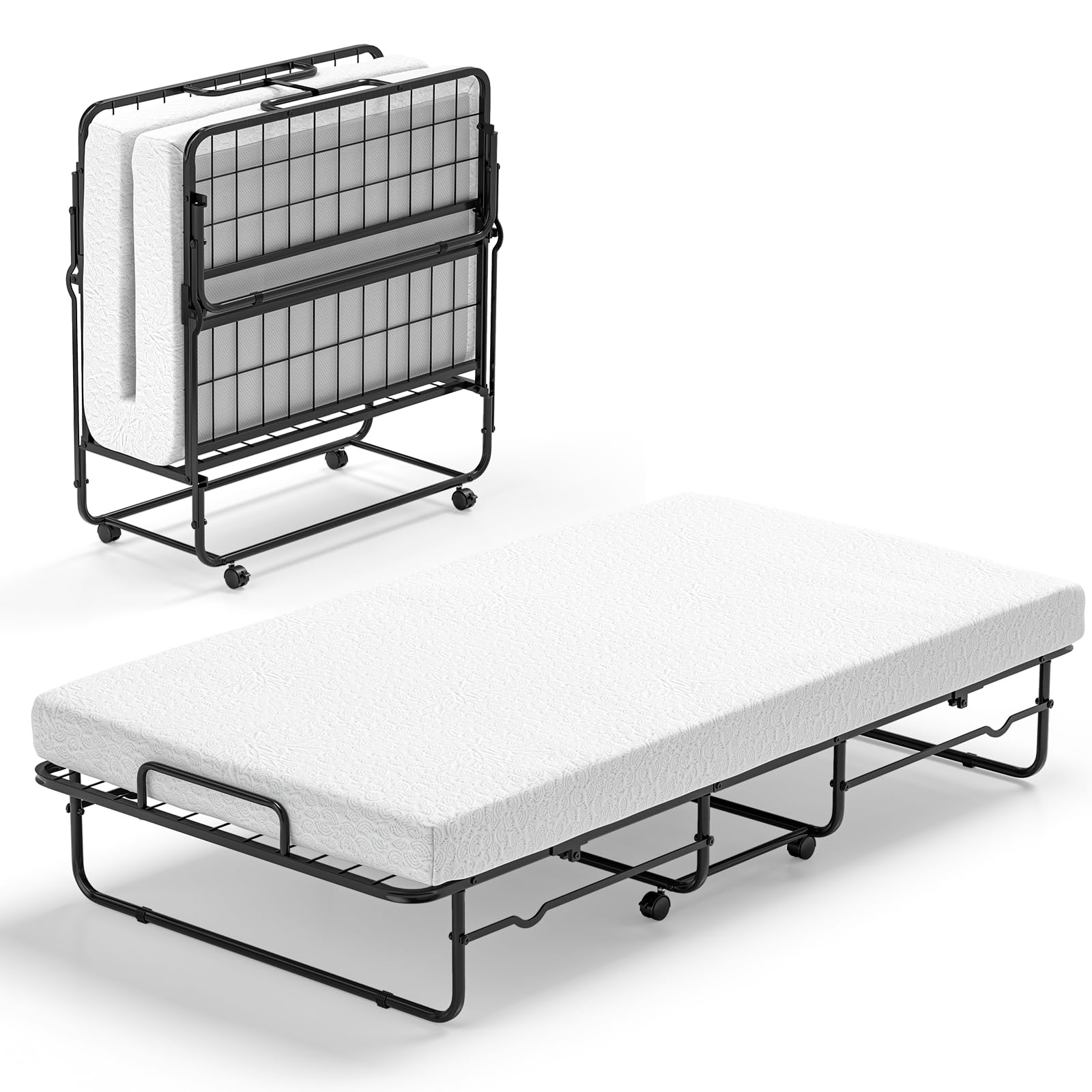 KOMFOTT Folding Bed with Mattress(Twin)