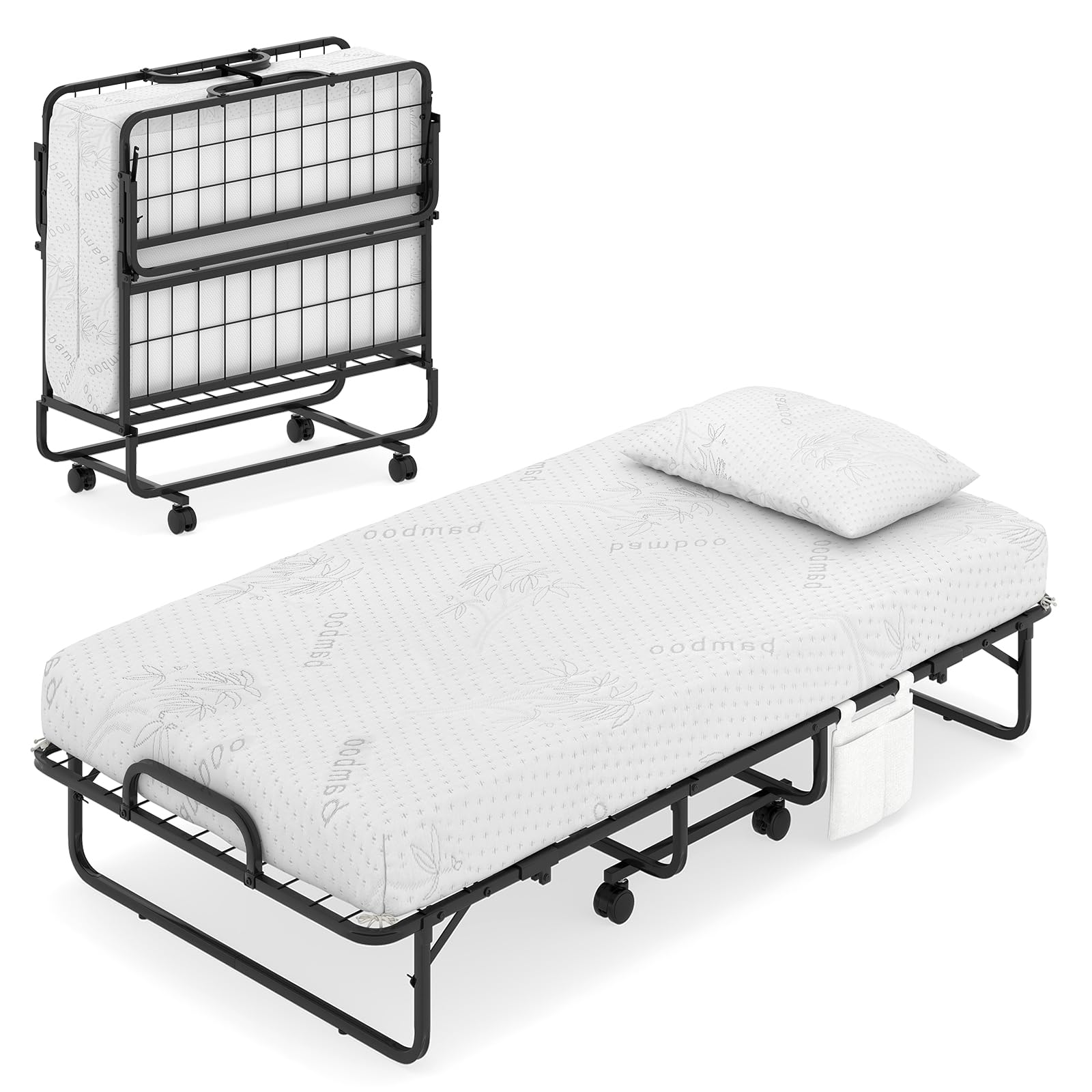 KOMFOTT Folding Bed with 5" Mattress