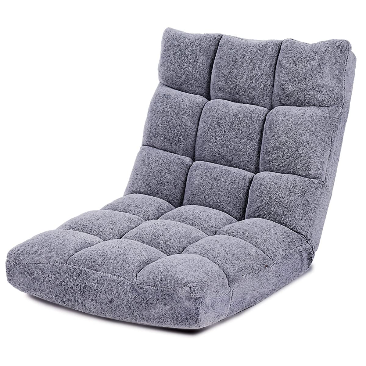 KOMFOTT Floor Chair, Video Gaming Chairs with Back Support, Adjustable 14-Position