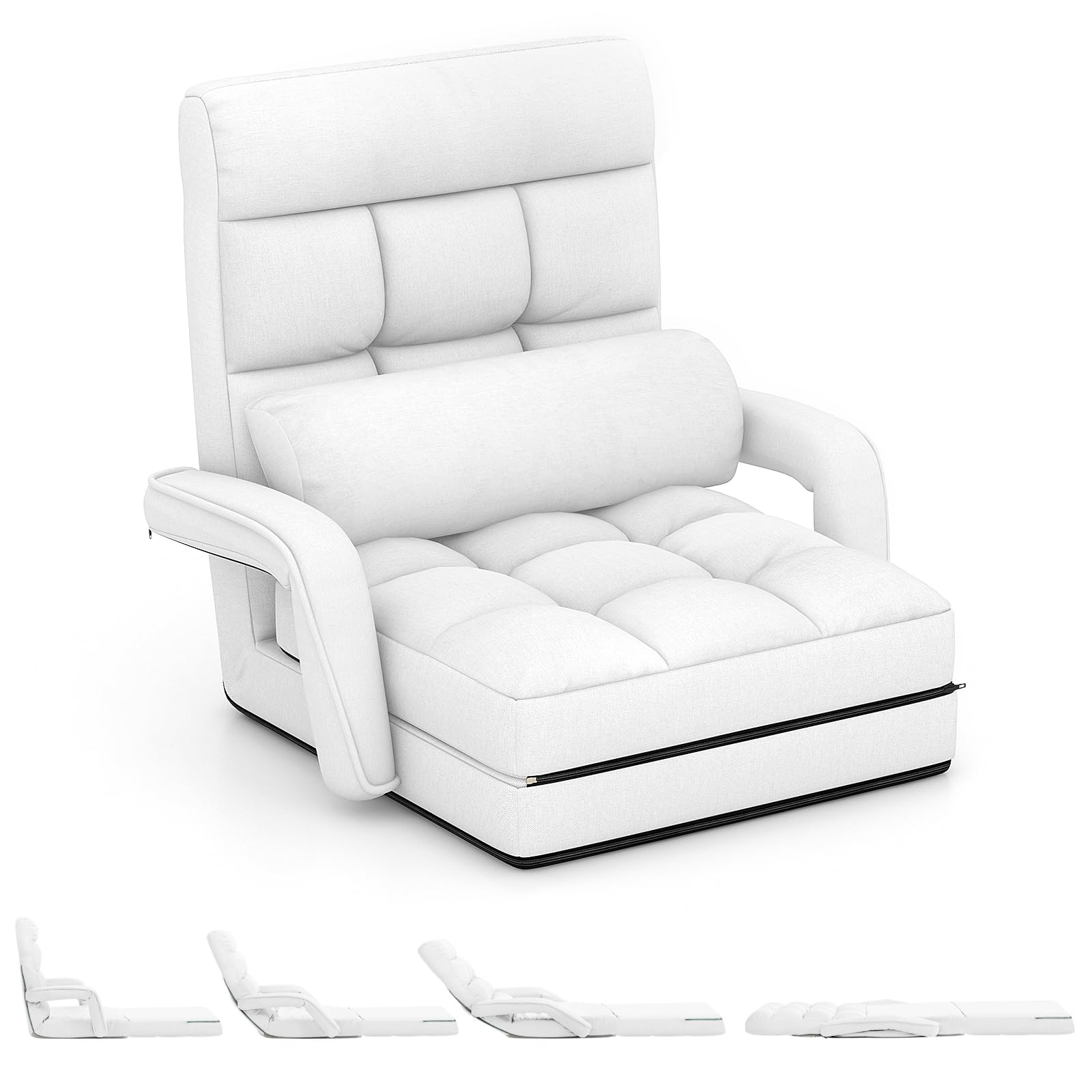 KOMFOTT Foldable Floor Lazy Sofa Chair