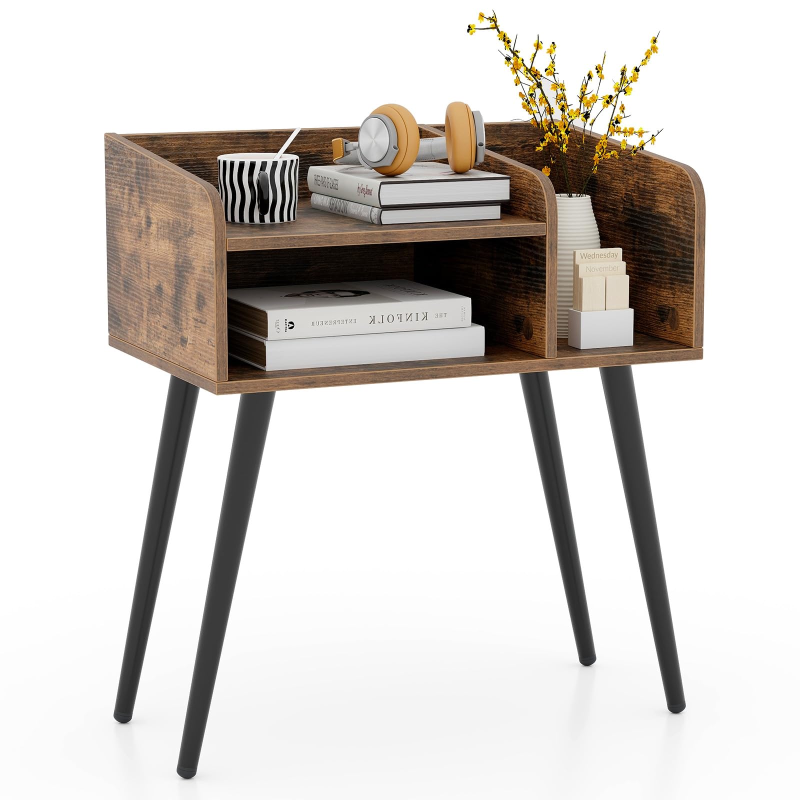 KOMFOTT Nightstand with Open Shelves(1/2)