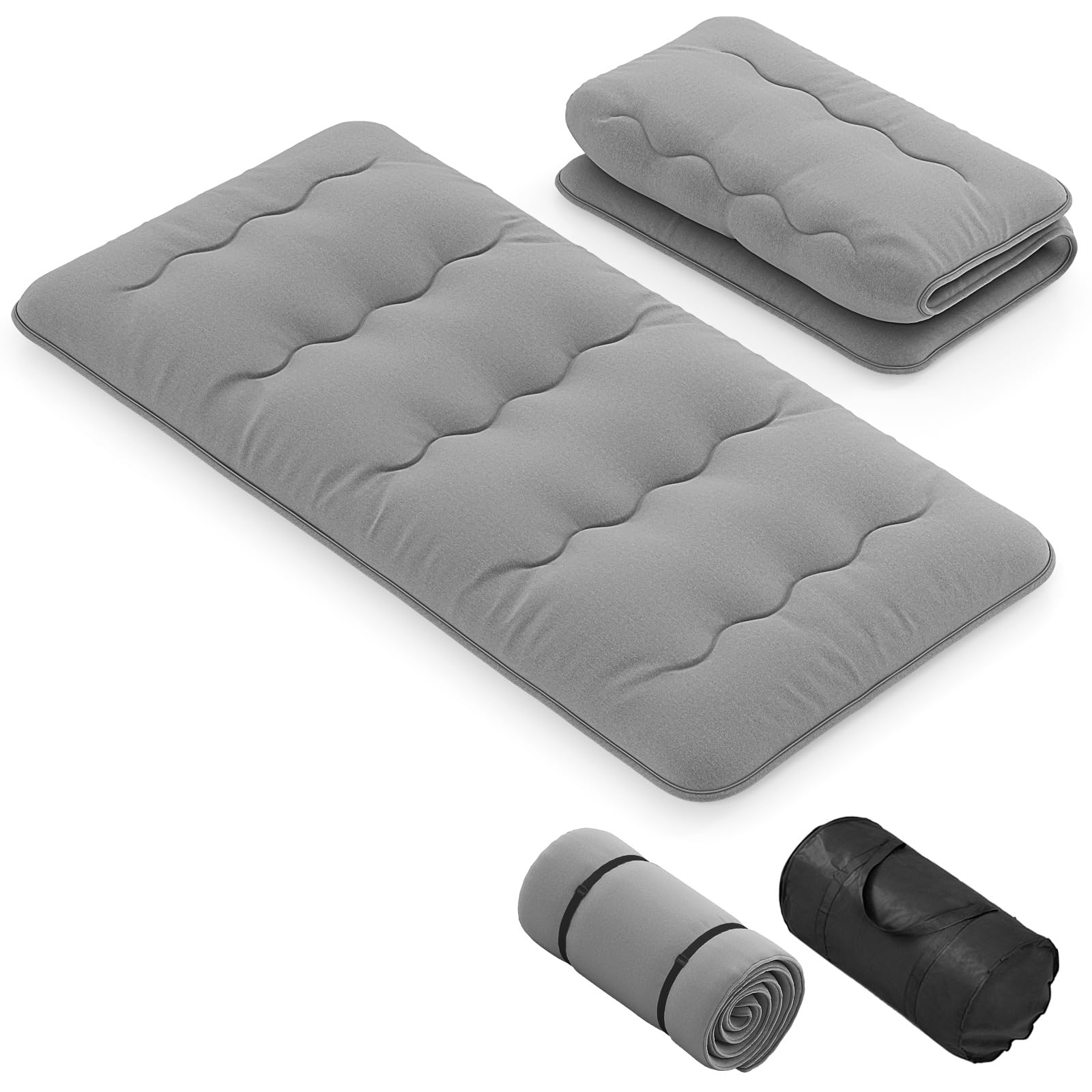 KOMFOTT Twin/Full/Queen/King Futon Mattress Floor Sleeping Pad with Washable Cover