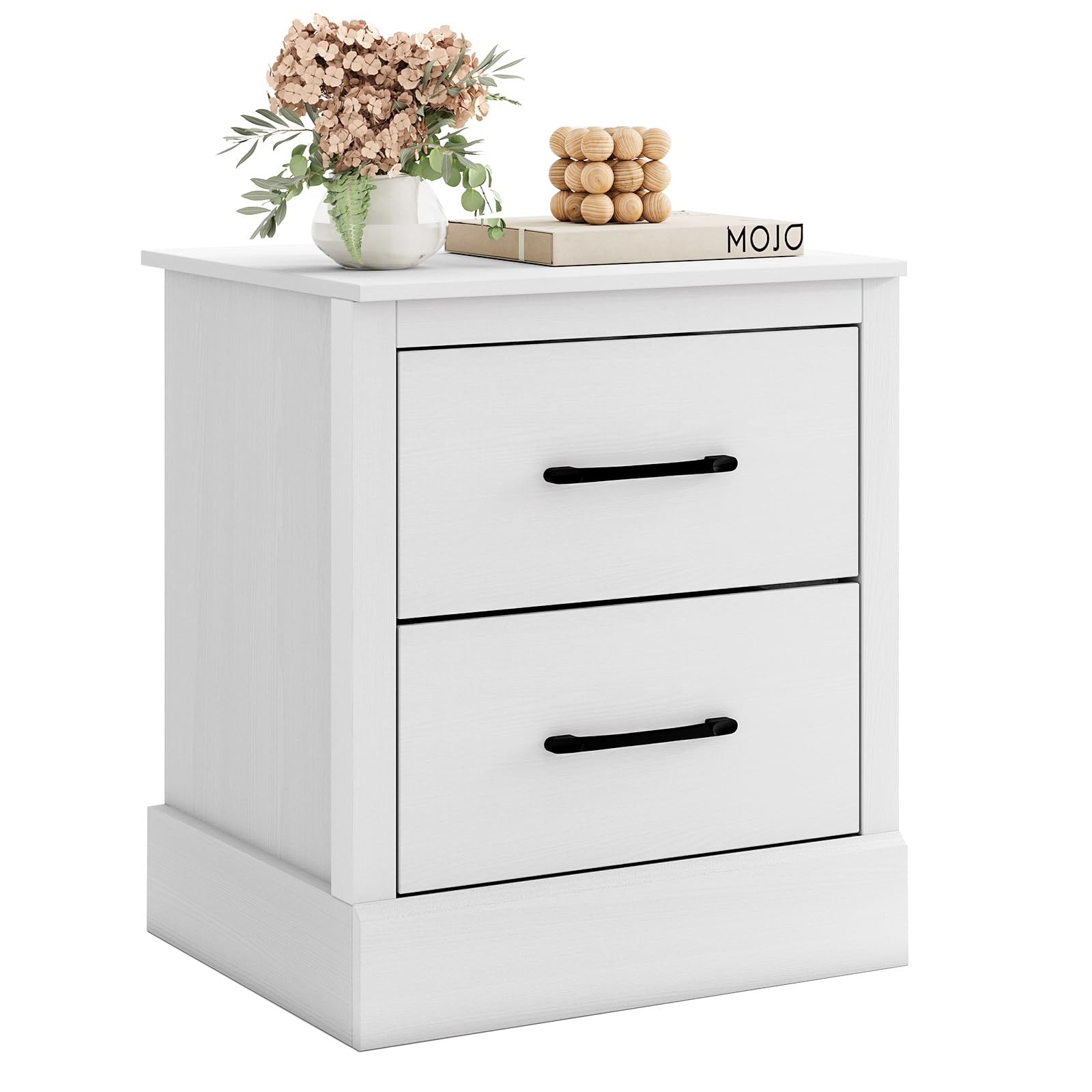 KOMFOTT Farmhouse Nightstand with Drawers(1/2)