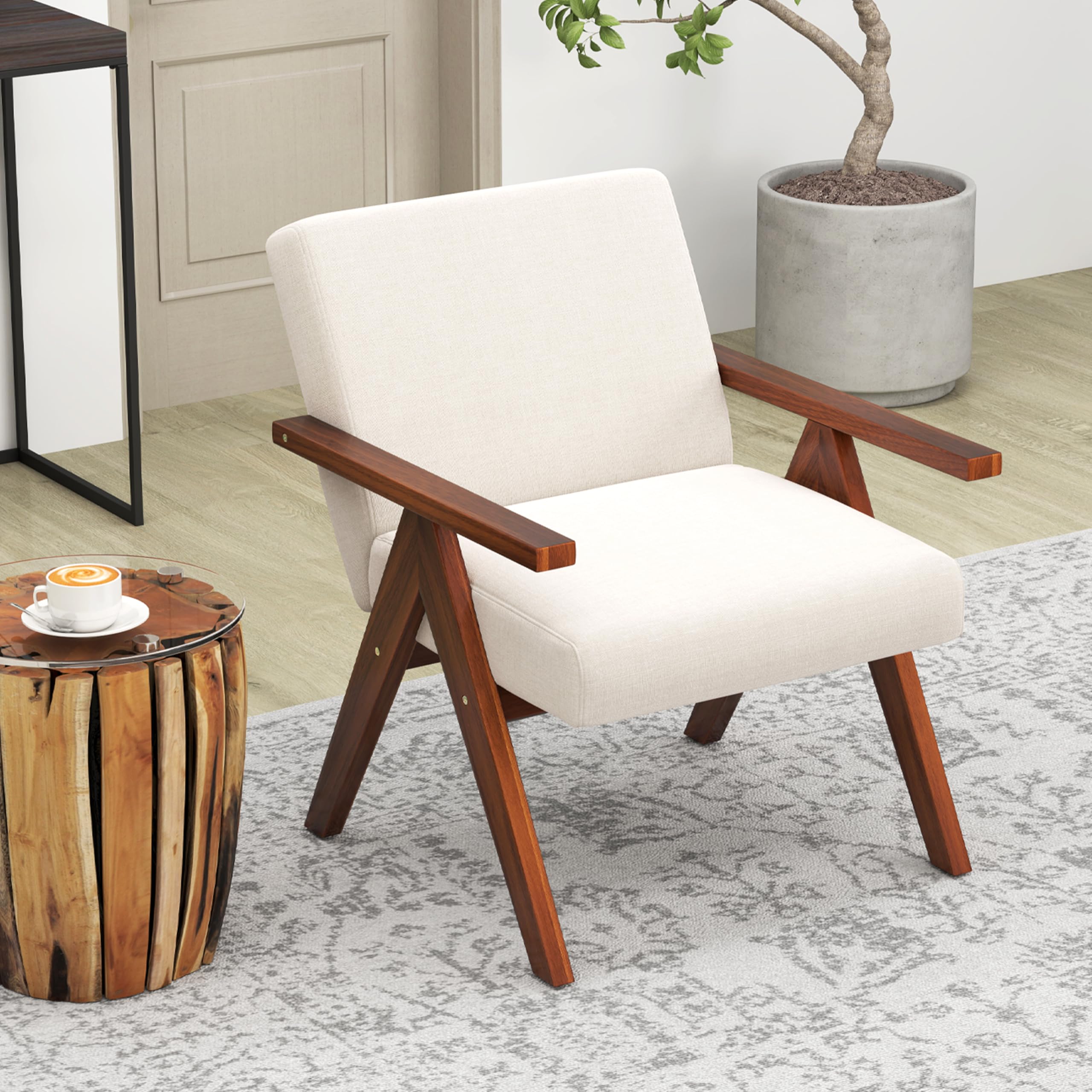 KOMFOTT Upholstered Accent Chair Set of 1/2