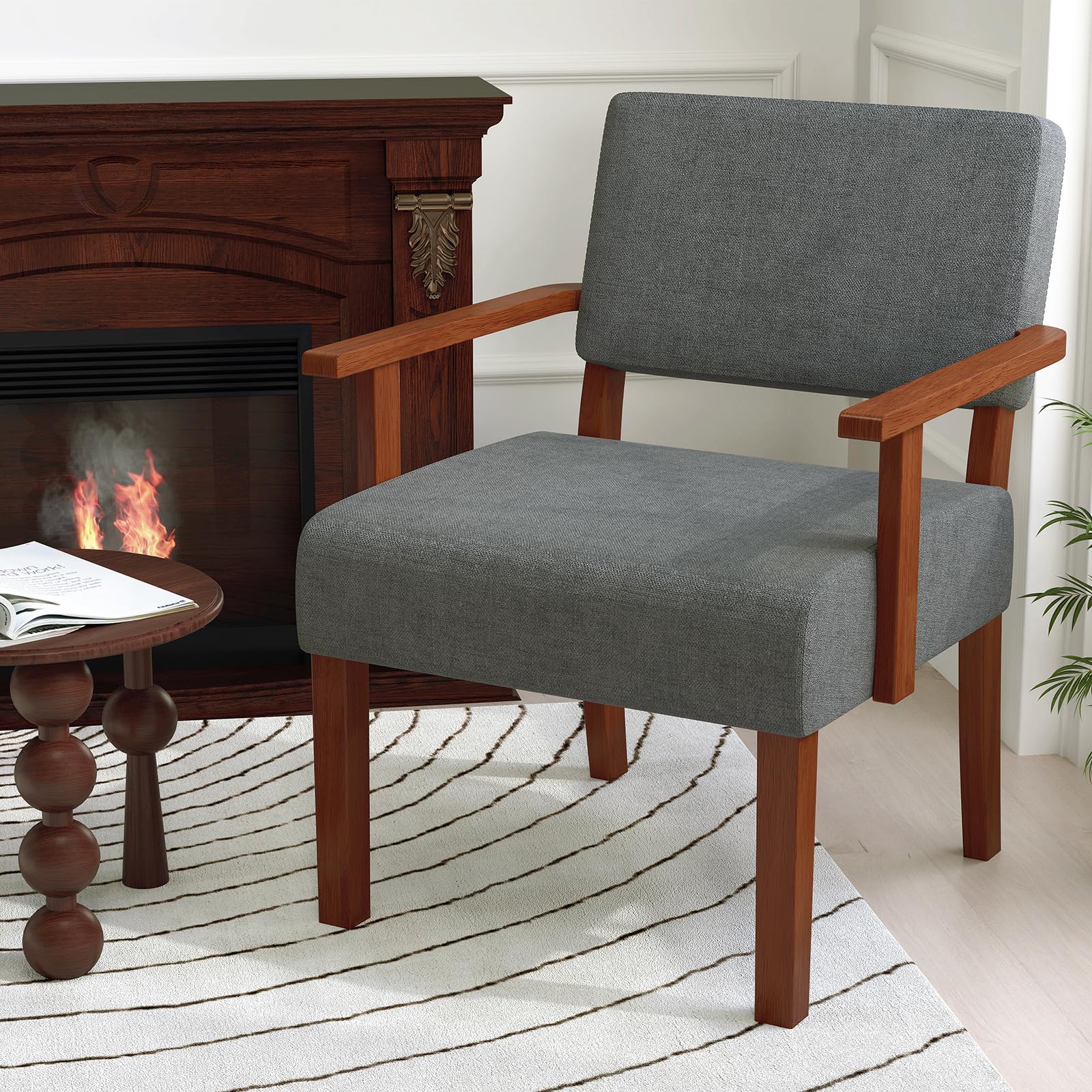 KOMFOTT Upholstered Accent Chairs Set of 1/2