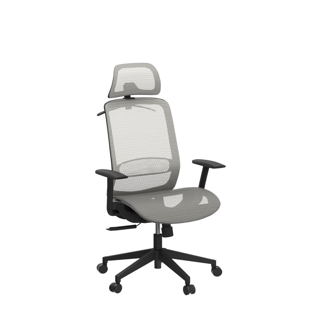 KOMFOTT Ergonomic Office Chair, Mesh Desk Chair Back Support with Adjustable Headrest