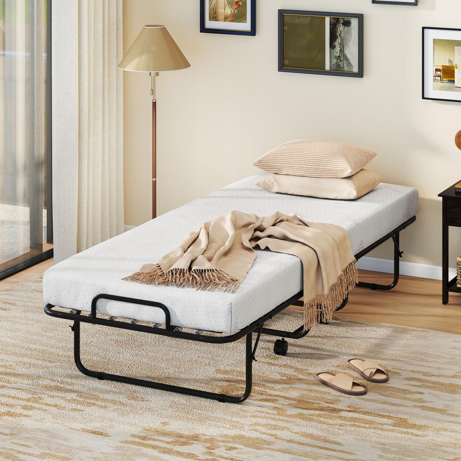 KOMFOTT Folding Bed with Mattress(Small Single)