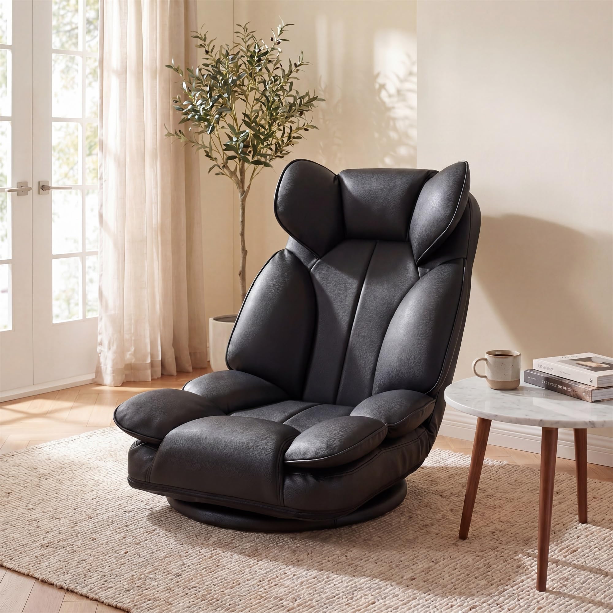 KOMFOTT 360° Swivel Floor Gaming Chair Lazy Lounger Sofa