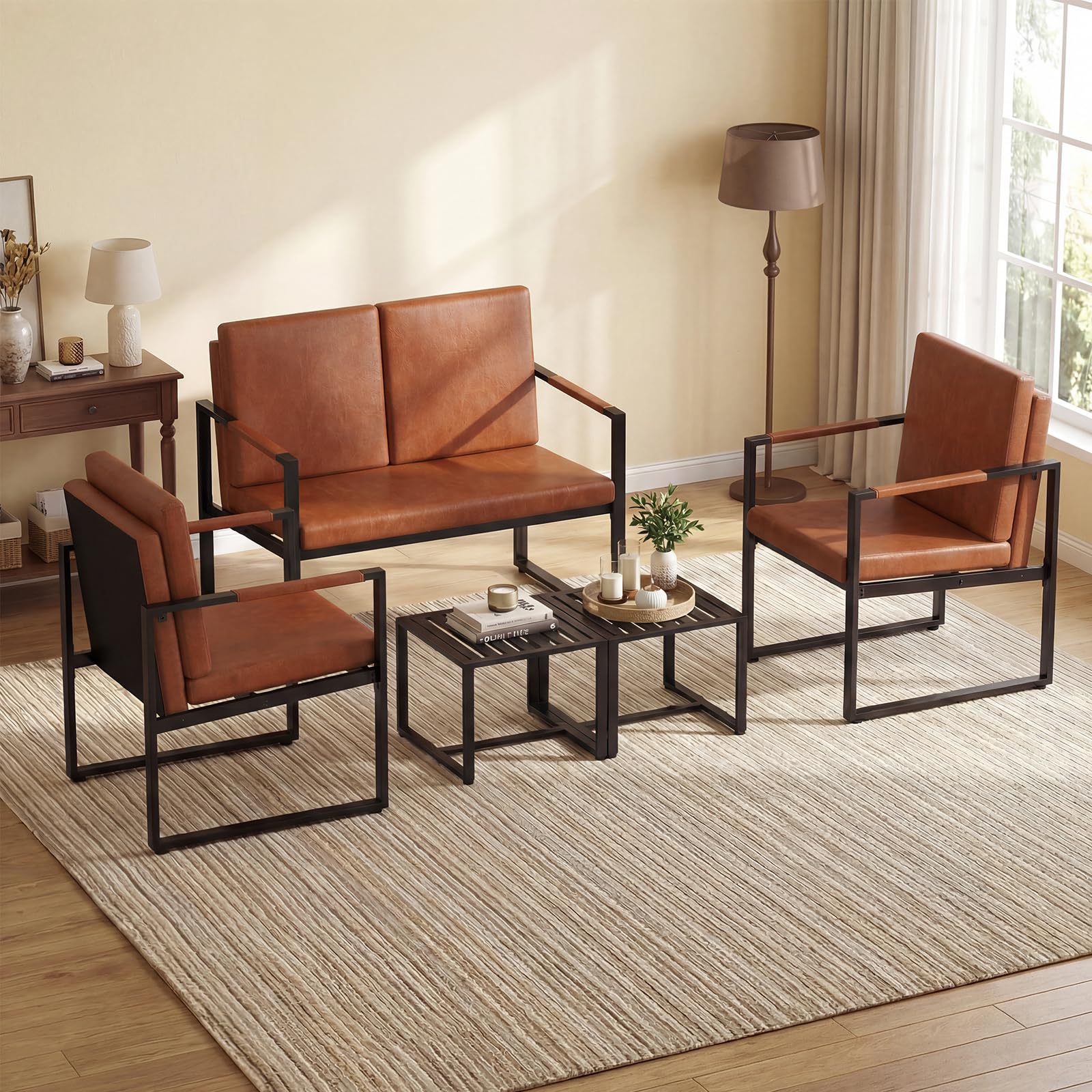 KOMFOTT 5 Pieces Living Room Sofa Set