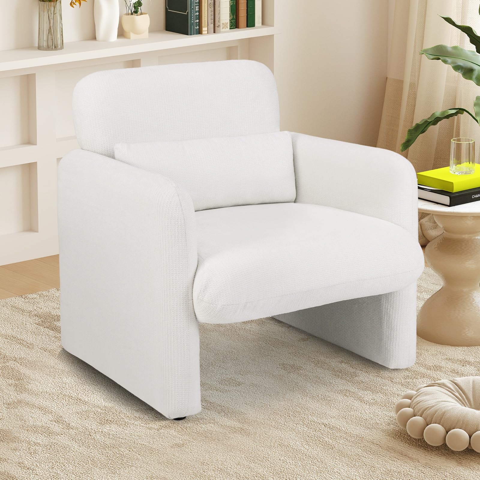 KOMFOTT Chenille Accent Chair