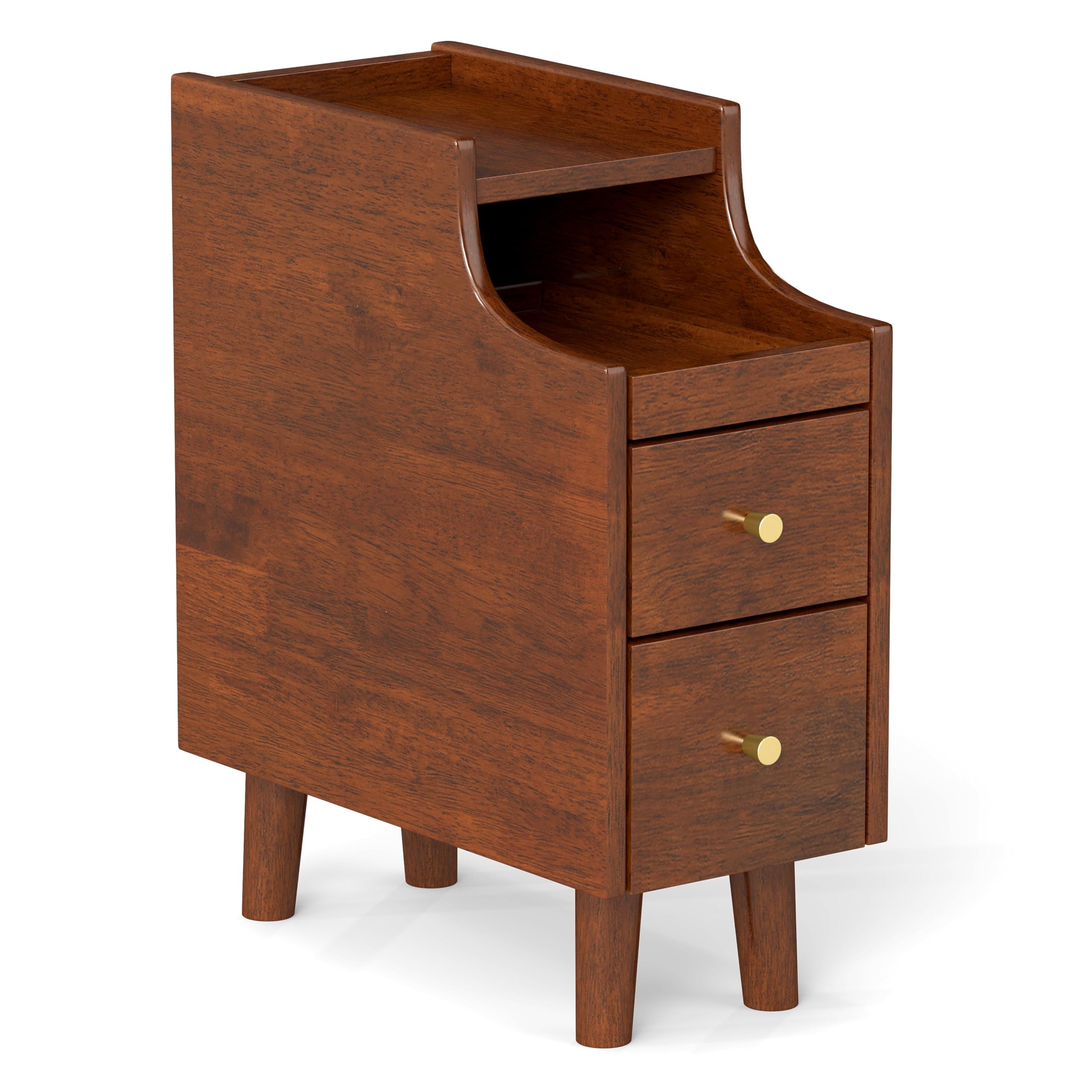 KOMFOTT Narrow Nightstand with Drawers