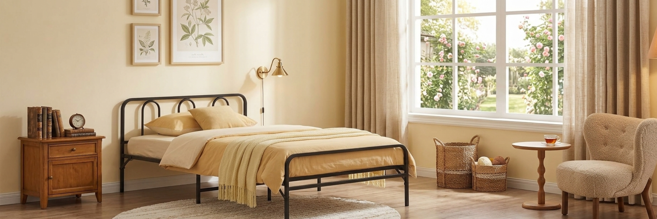Bed & Bed Frame