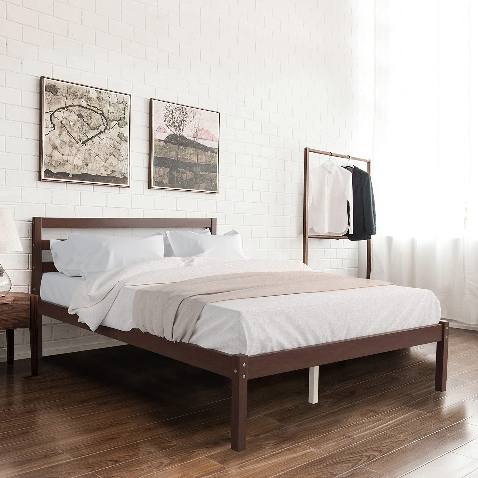 wood bed frame