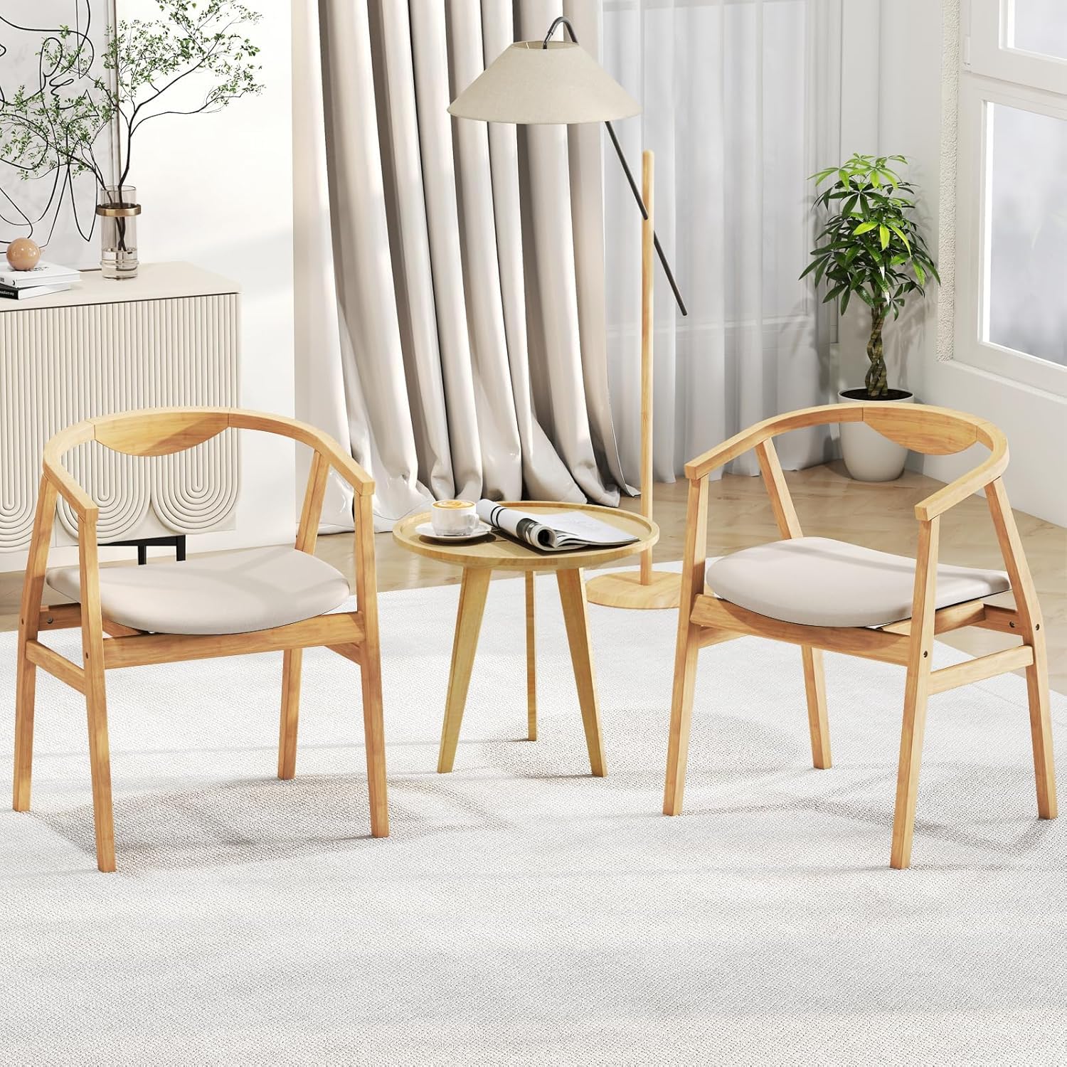 KOMFOTT Bamboo Accent Chair(1/2)