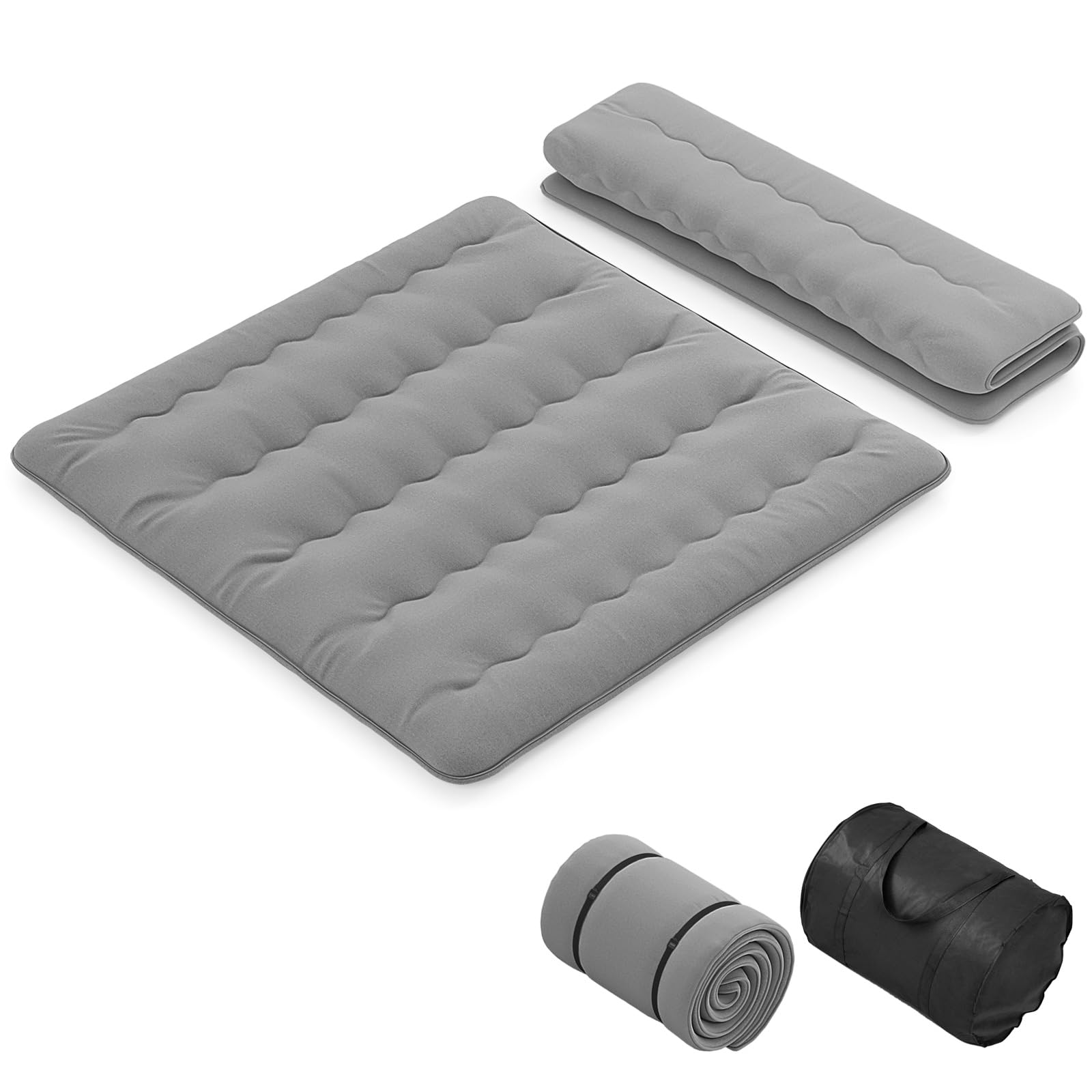 KOMFOTT Japanese Floor Mattress 4 Inch Roll up Futon Mattress
