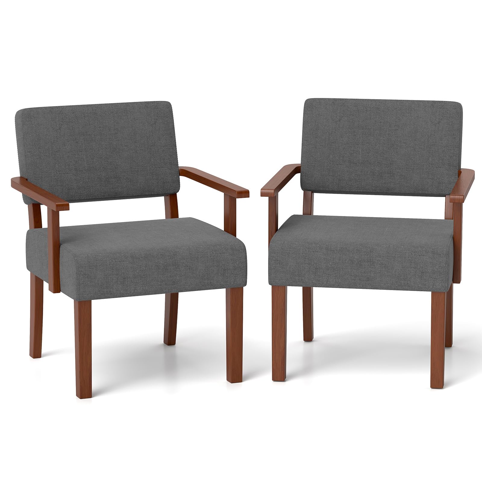 KOMFOTT Upholstered Accent Chairs Set of 1/2