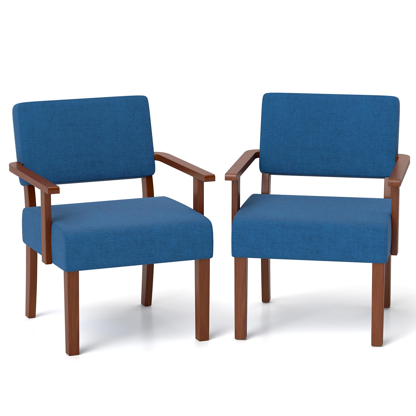 KOMFOTT Upholstered Accent Chairs Set of 1/2
