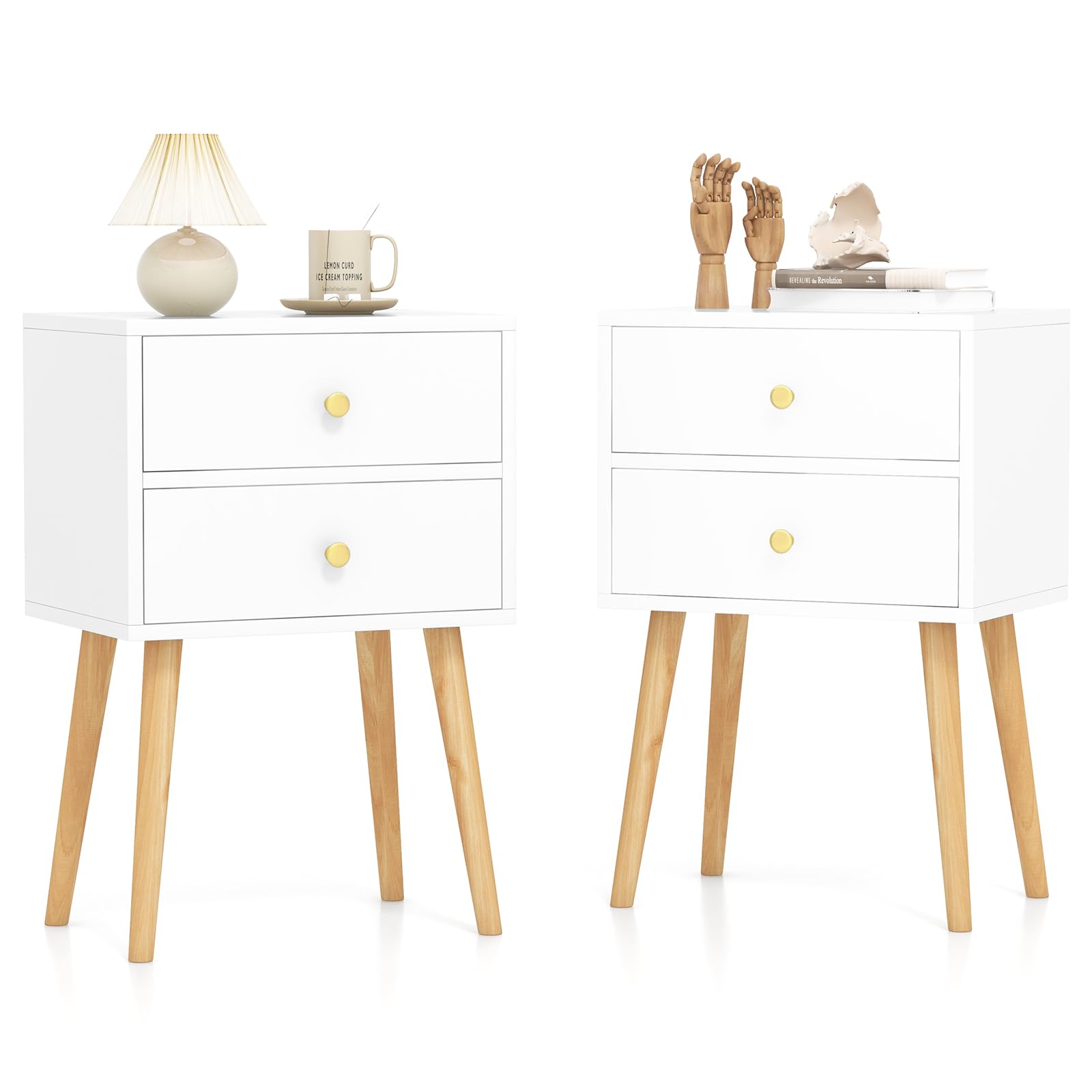 KOMFOTT Nightstand with 2 Drawers（1/2）