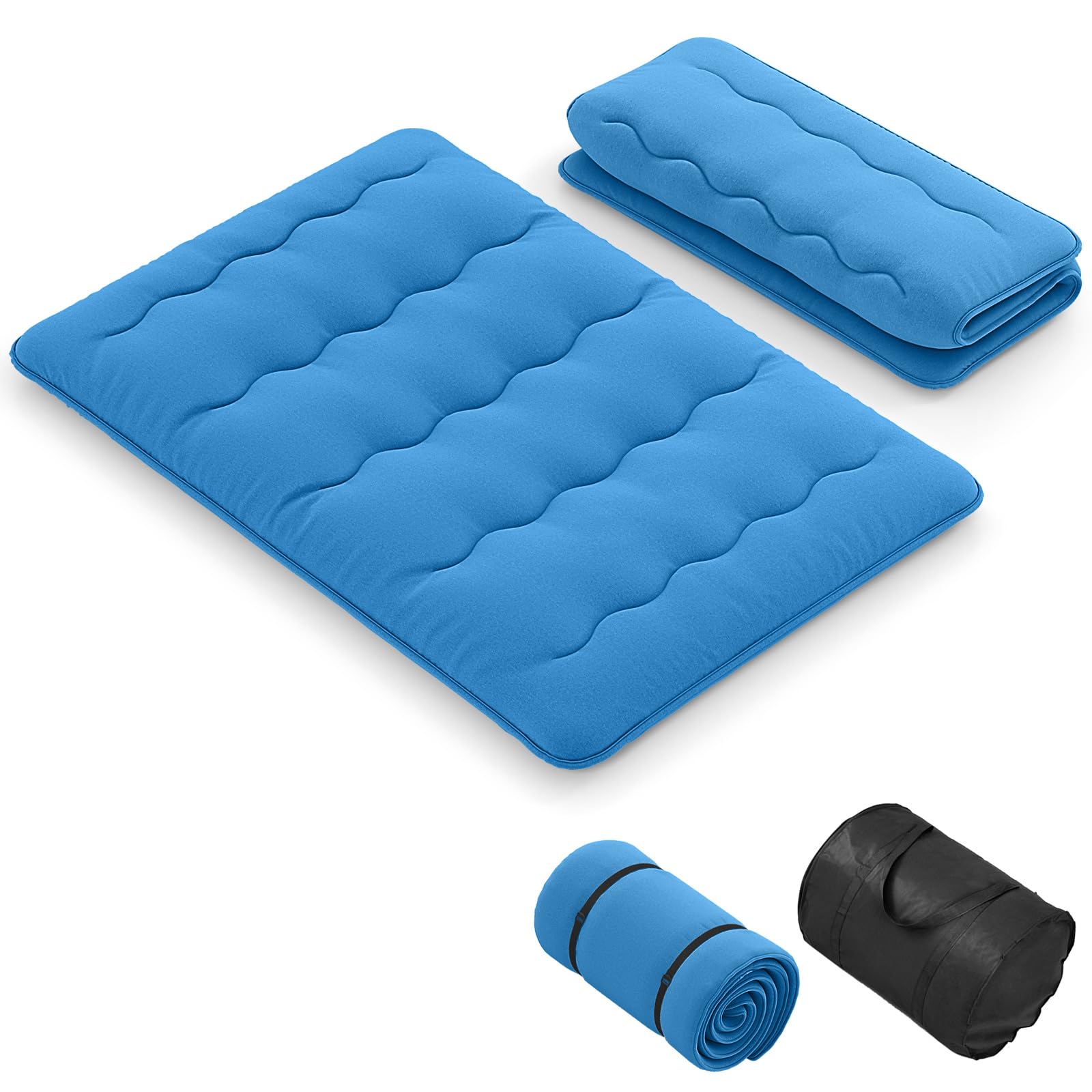 KOMFOTT Japanese Floor Mattress 4 Inch Roll up Futon Mattress