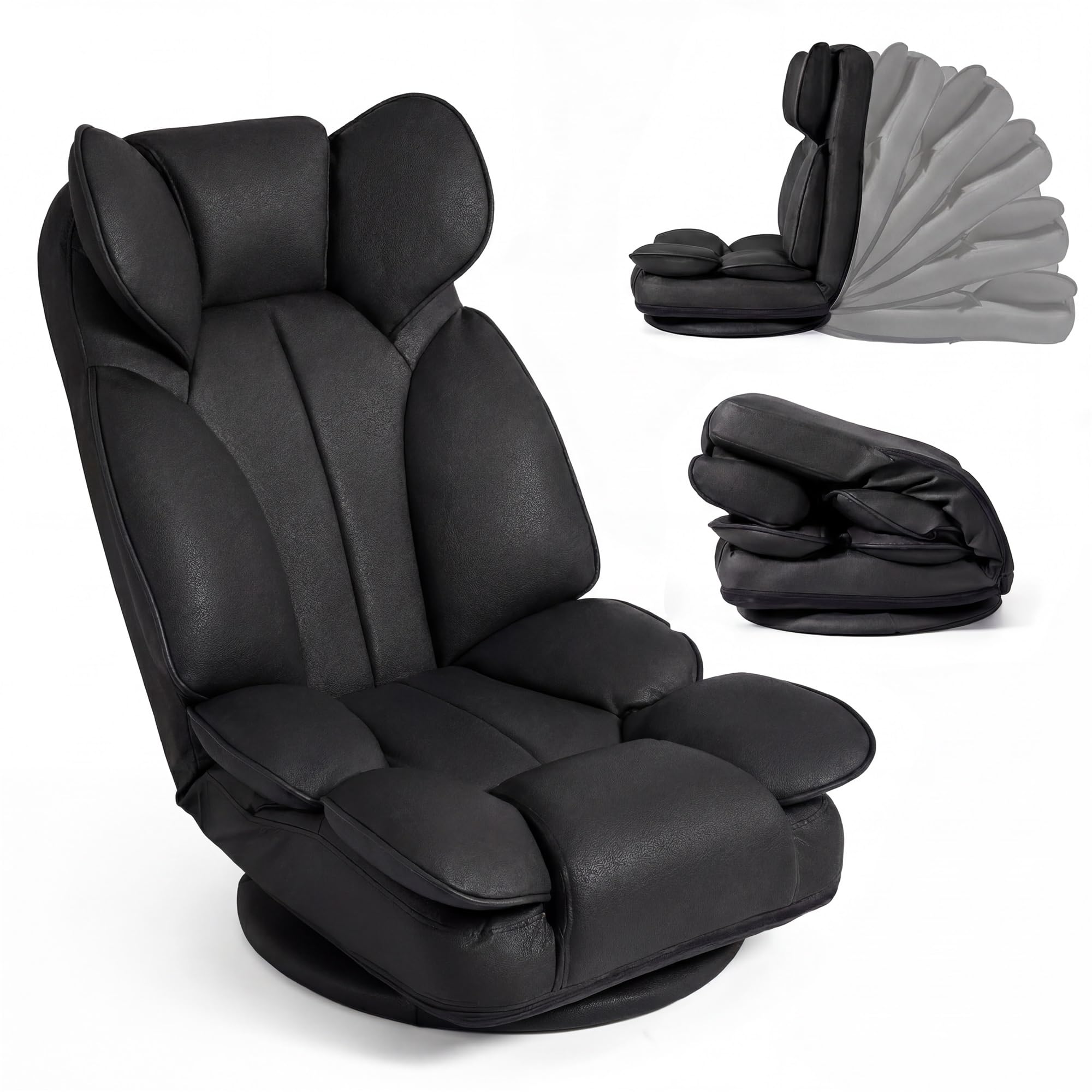 KOMFOTT 360° Swivel Floor Gaming Chair Lazy Lounger Sofa