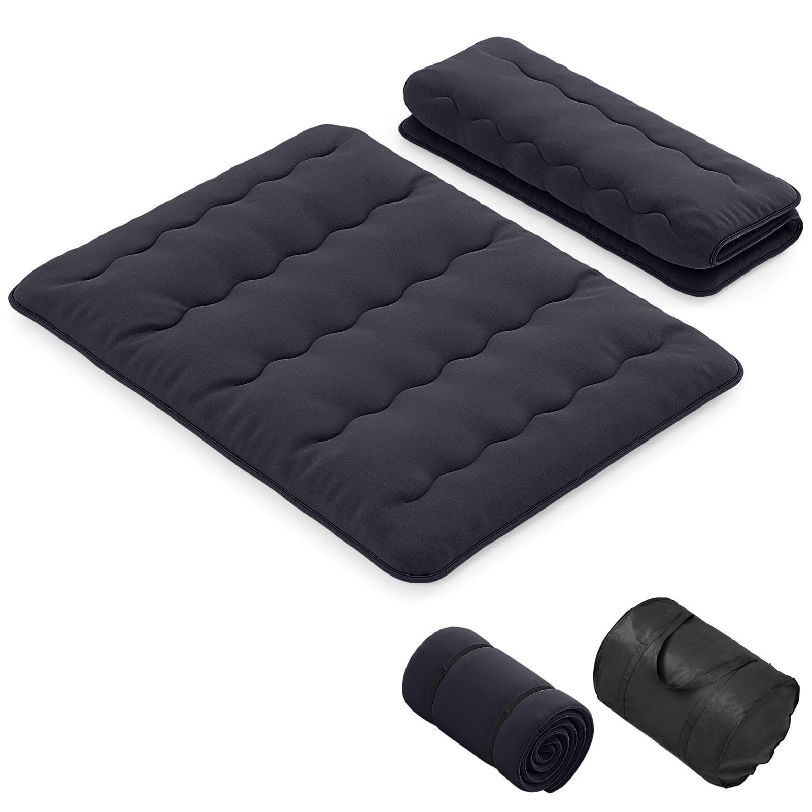 KOMFOTT Japanese Floor Mattress 4 Inch Roll up Futon Mattress