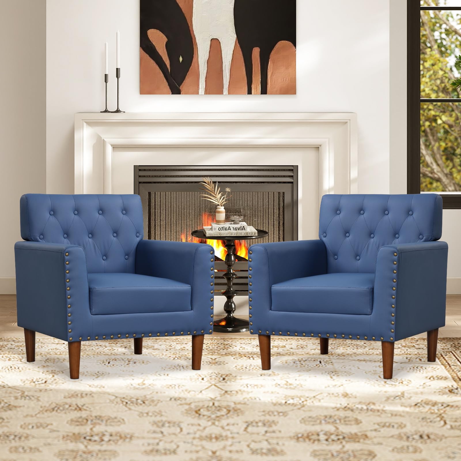 KOMFOTT Mid Century Modern Accent Chair