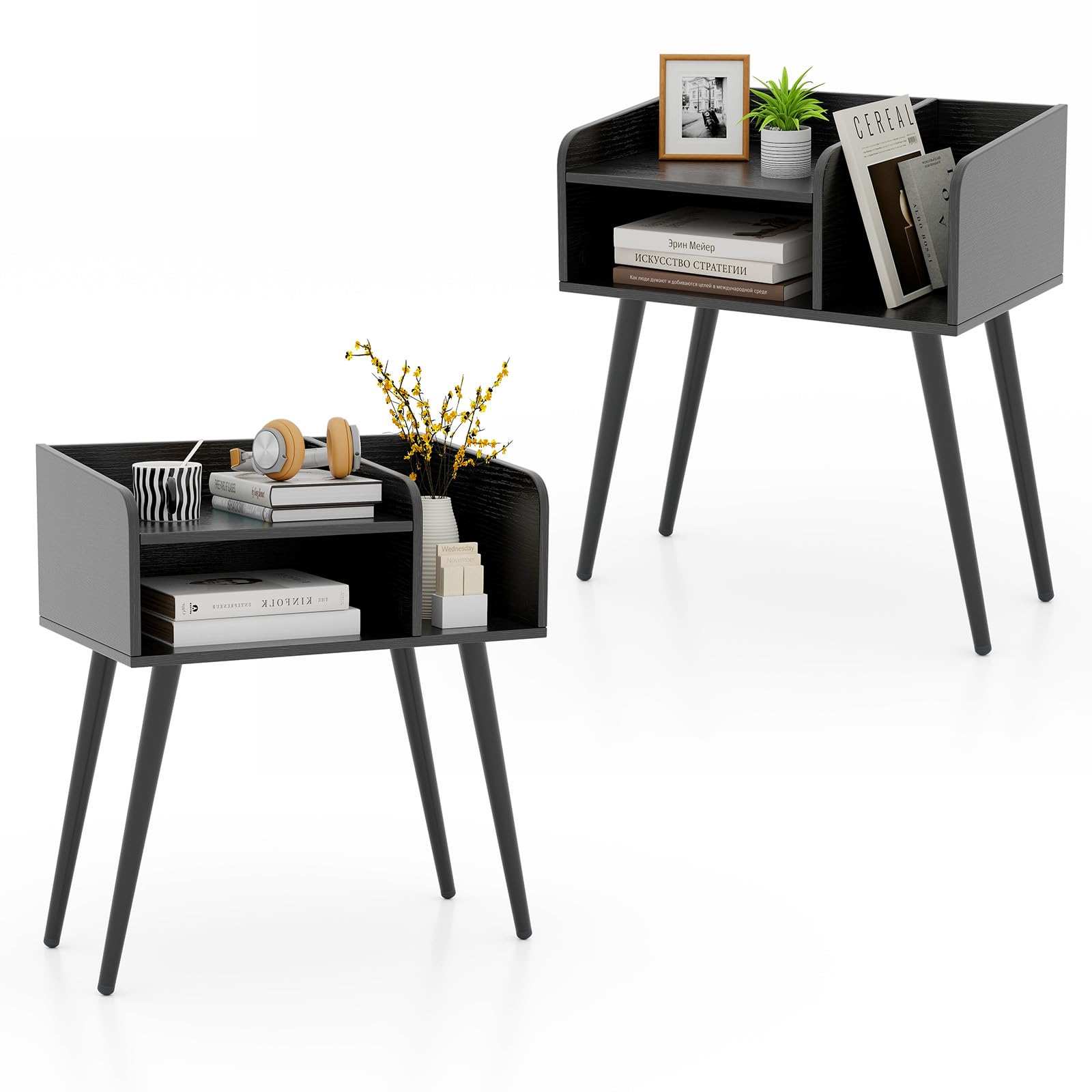 KOMFOTT Nightstand with Open Shelves（1/2）