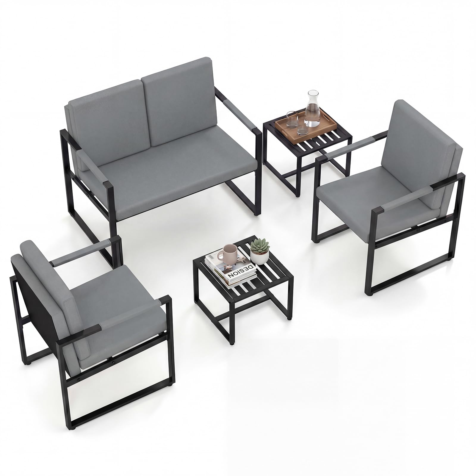 KOMFOTT 5 Pieces Living Room Sofa Set