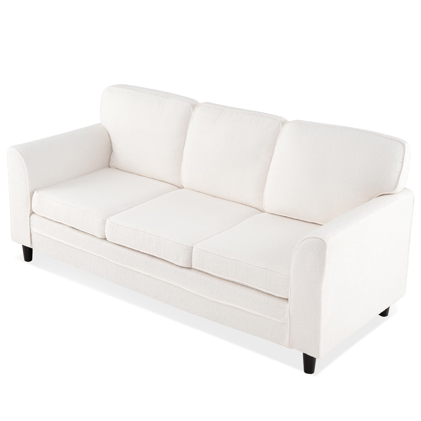 KOMFOTT 79” Sofa Couch 3 Seater Couches with Deep Seat