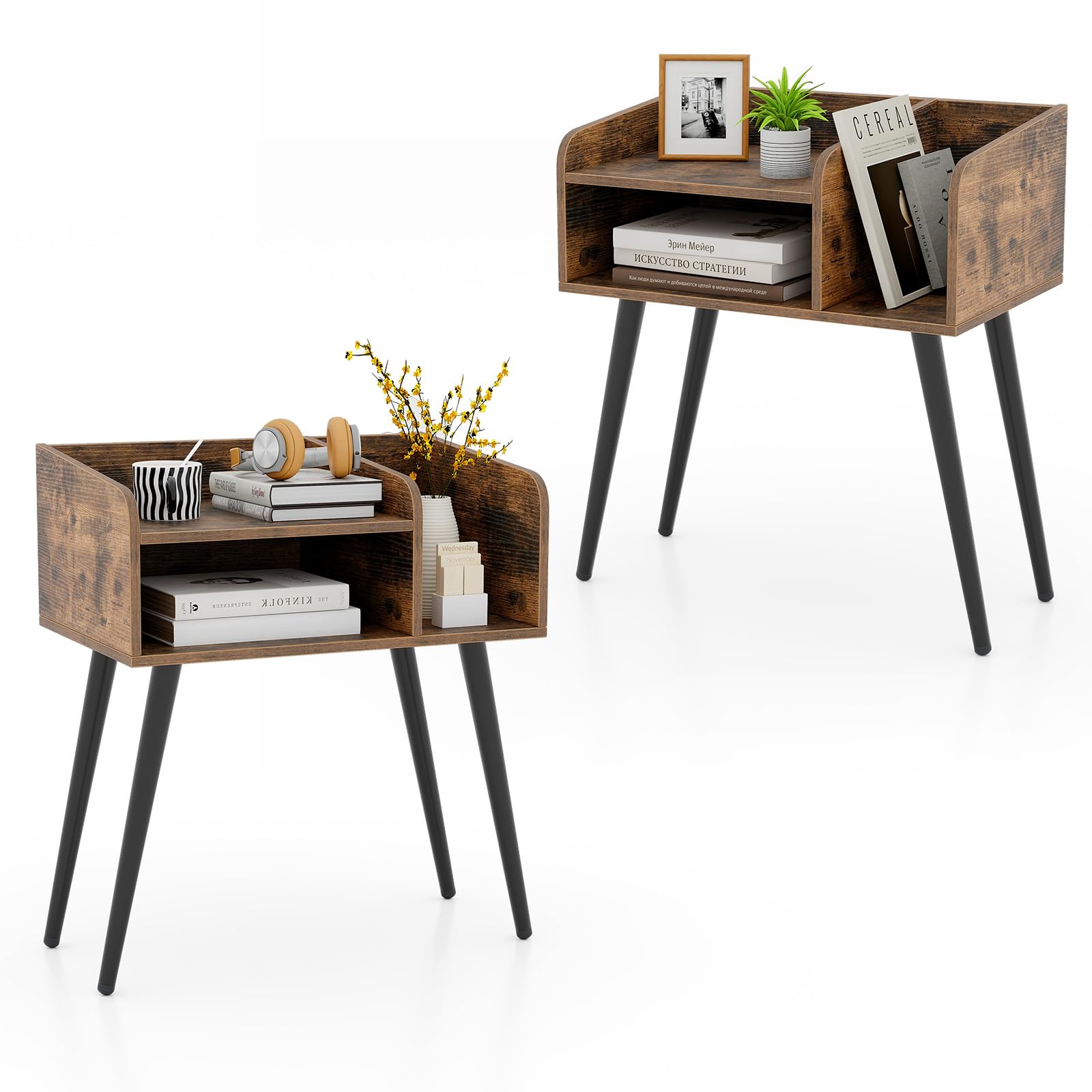 KOMFOTT Nightstand with Open Shelves（1/2）