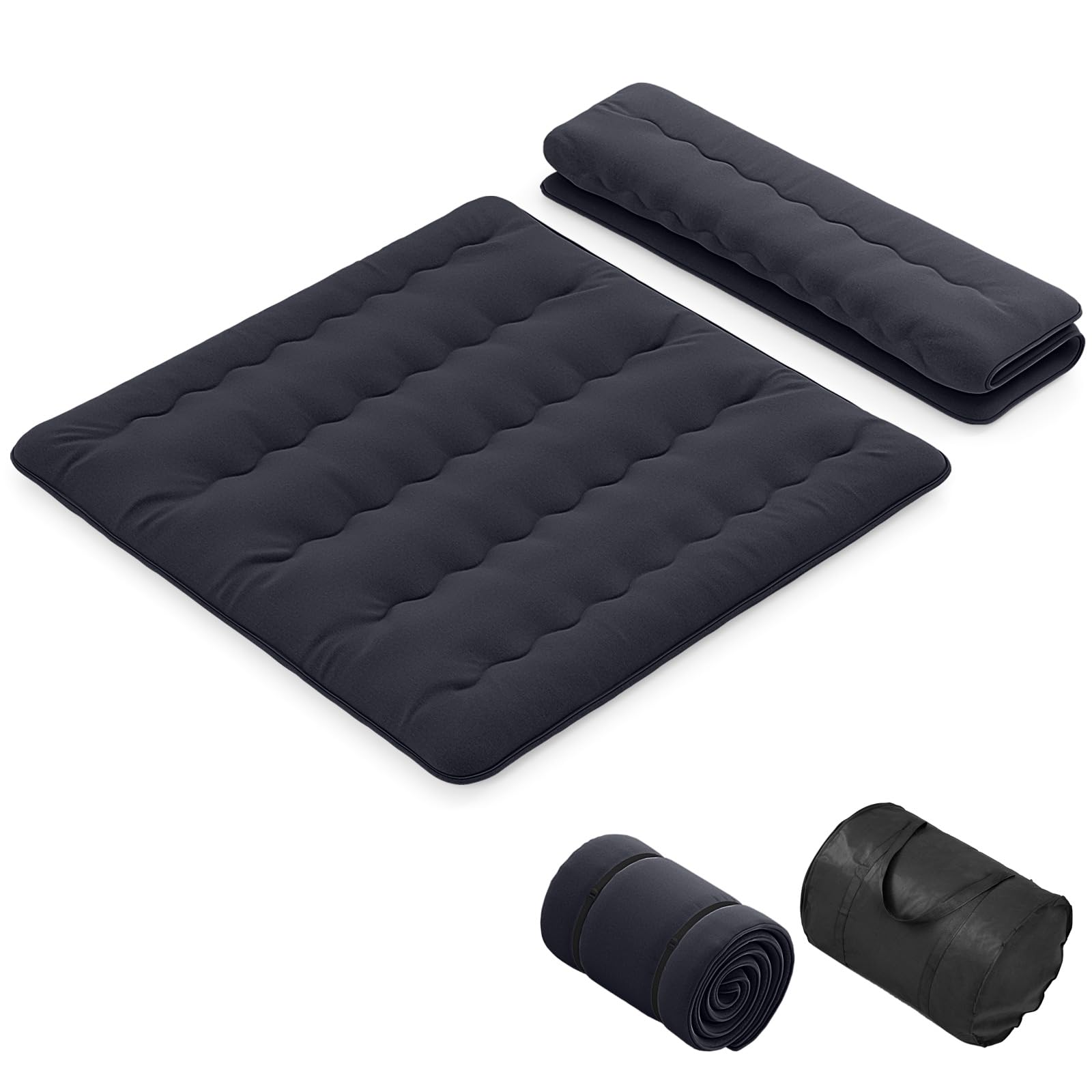 KOMFOTT Japanese Floor Mattress 4 Inch Roll up Futon Mattress