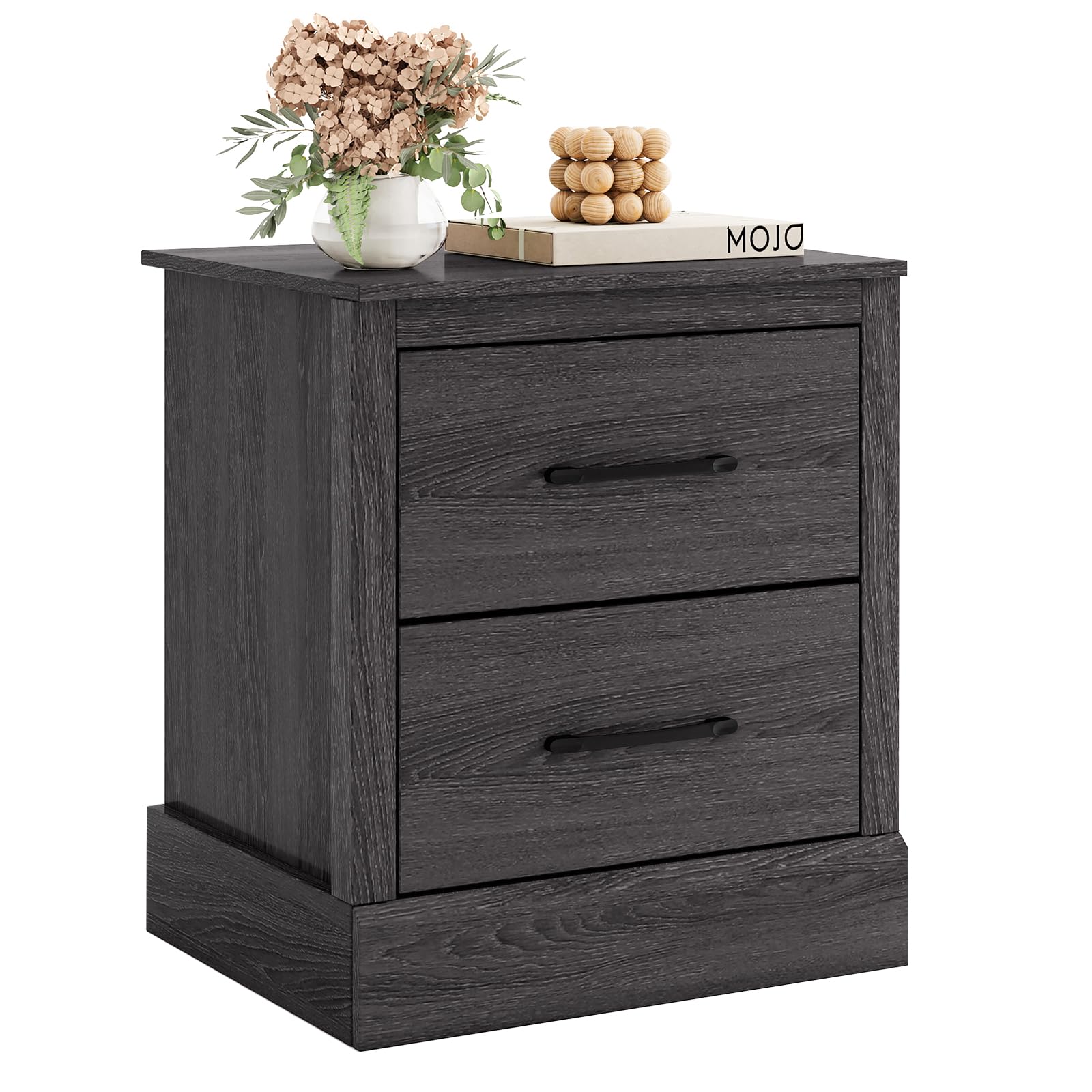KOMFOTT Farmhouse Nightstand with Drawers(1/2)