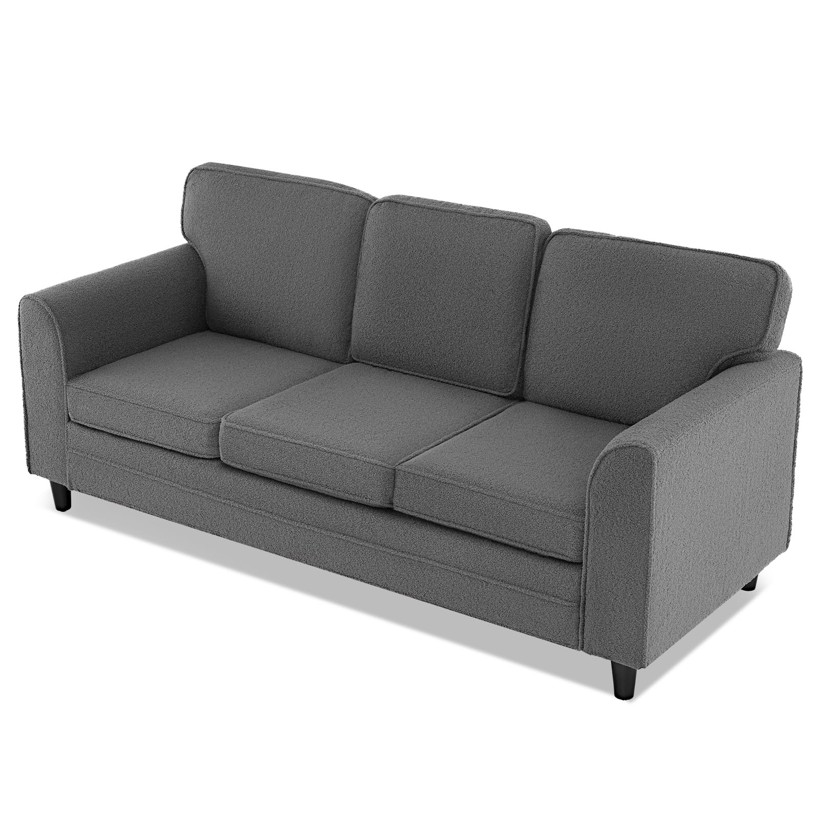 KOMFOTT 79” Sofa Couch 3 Seater Couches with Deep Seat