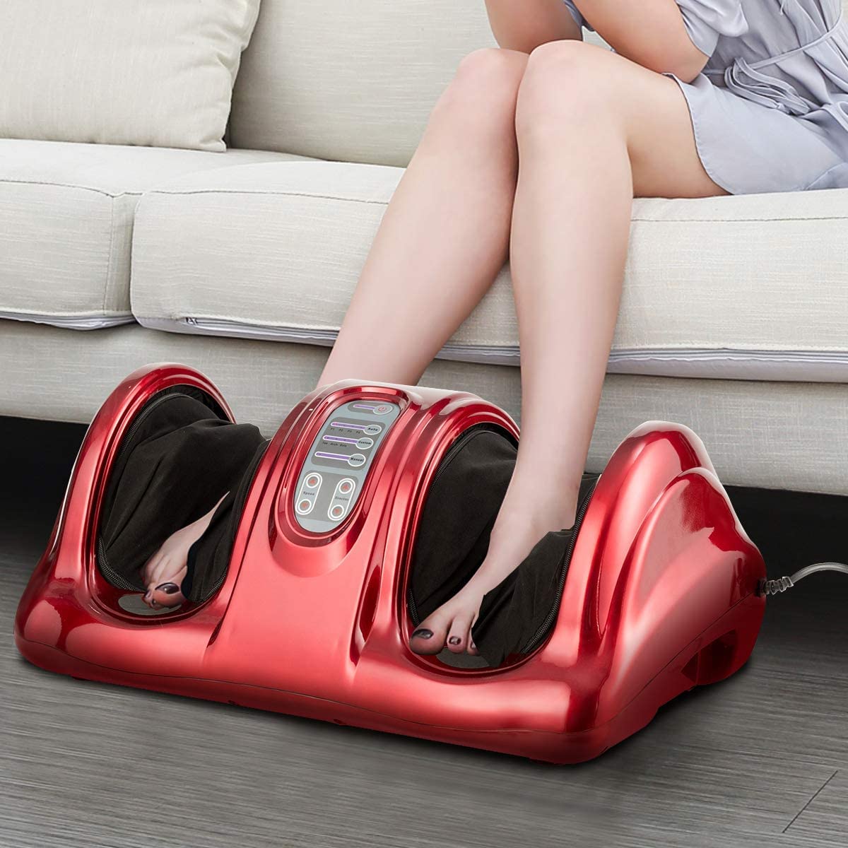 Electric Shiatsu Foot Massager w/ Remote - Komfott Electric Shiatsu Foot Massager w/ Remote - Komfott