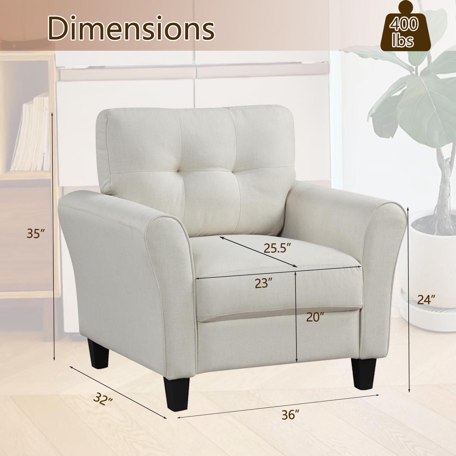 KOMFOTT Upholstered Accent Chair