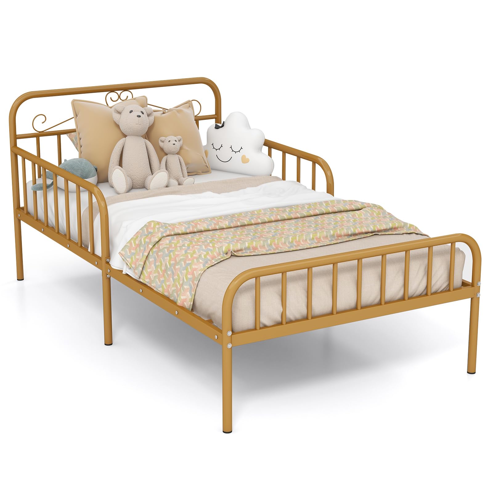 KOMFOTT Twin Bed Frame with Rails