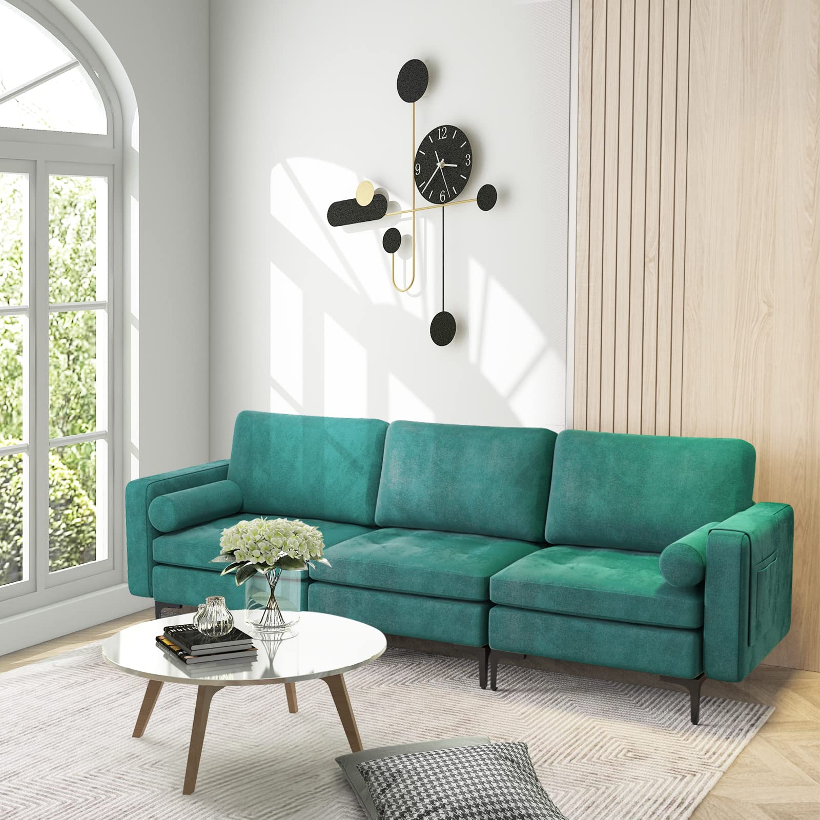 KOMFOTT 3 Seater Sofa Couch Upholstered Modular Sofa