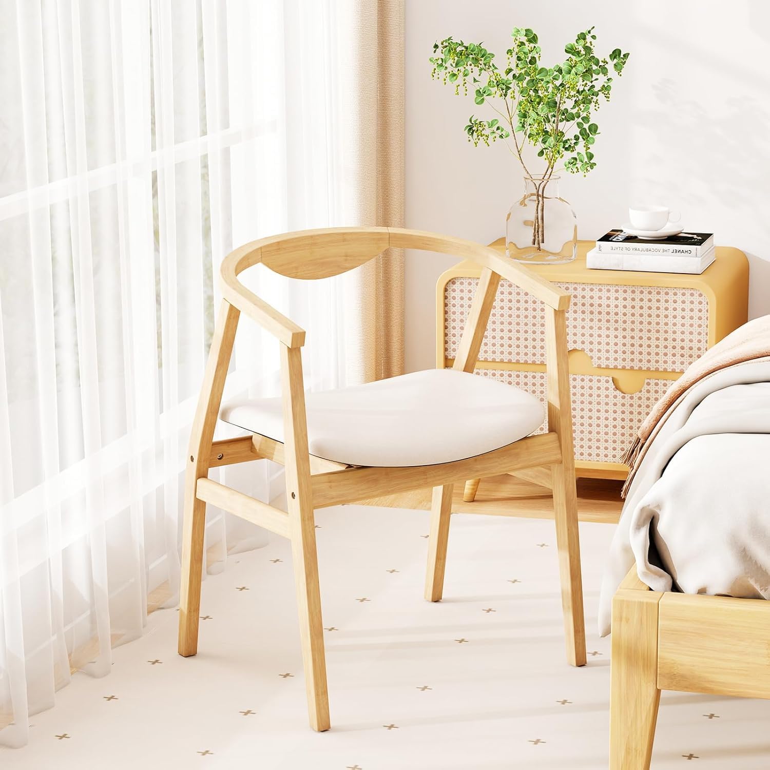 KOMFOTT Bamboo Accent Chair(1/2)