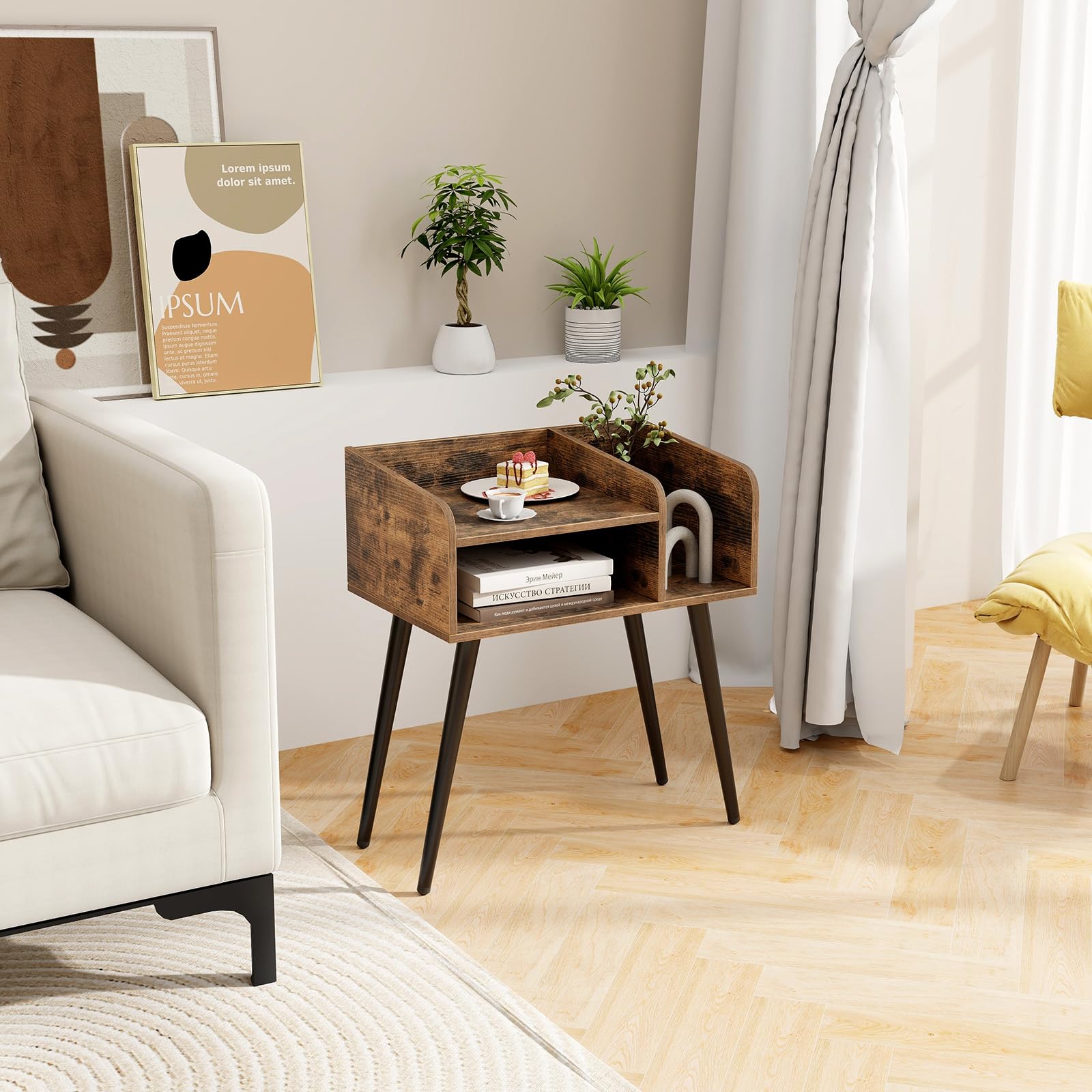 KOMFOTT Nightstand with Open Shelves（1/2）