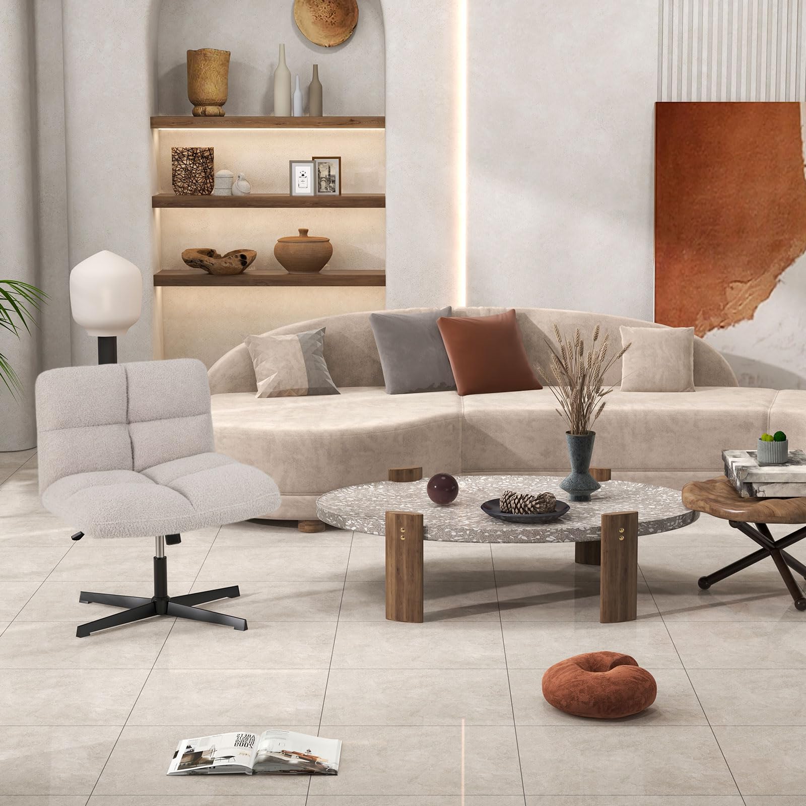WYLEBER Jacquard Criss Cross Stoelhoezen, zonder armleuningen, bureaustoelen, decoratief, met brede zitting, afneembaar, wasbaar, voor alle seizoenen WYLEBER Jacquard Criss Cross Stoelhoezen, zonder armleuningen, bureaustoelen, decoratief, met brede zitting, afneembaar, wasbaar, voor alle seizoenen