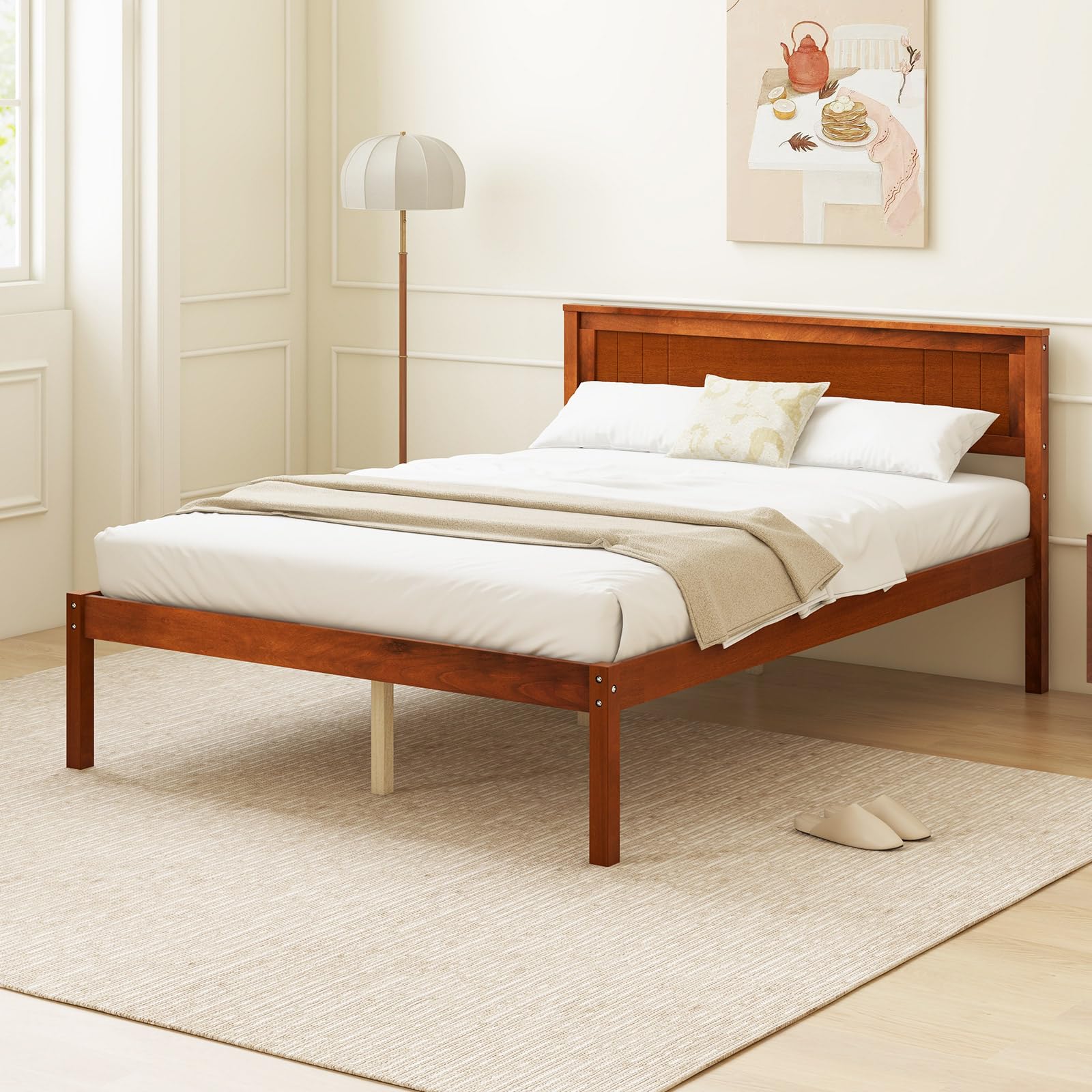 【国産檜使用】コンフォート60用全面床板【2枚セット】 Pine Wood Platform Bed Frame with Headboard | KOMFOTT