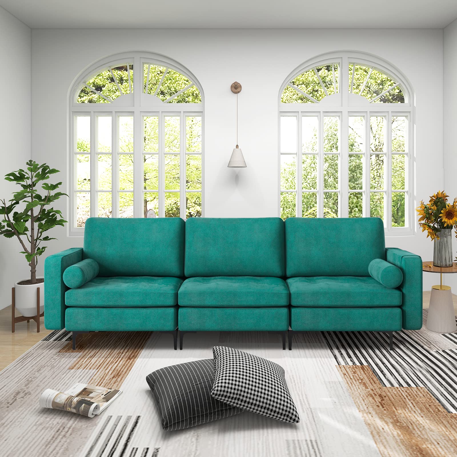 KOMFOTT 3 Seater Sofa Couch Upholstered Modular Sofa