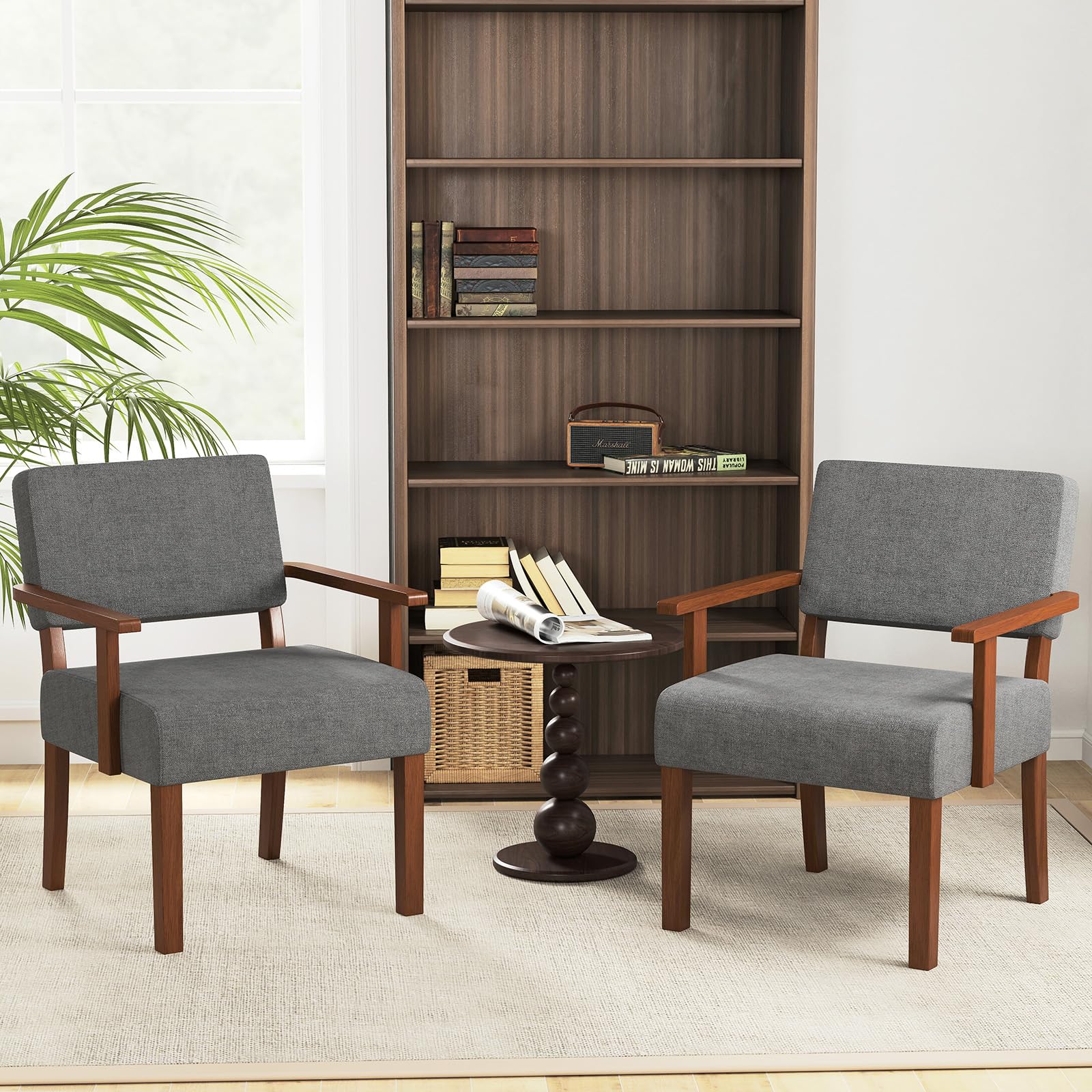 KOMFOTT Upholstered Accent Chairs Set of 1/2
