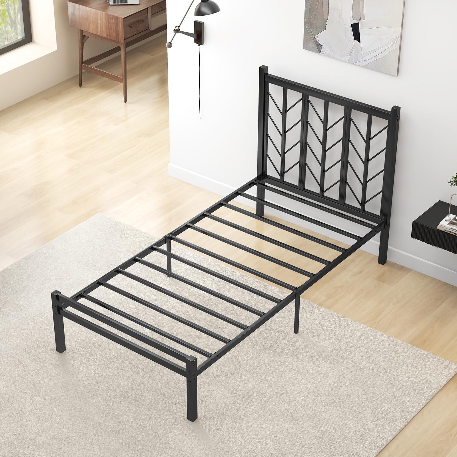KOMFOTT Metal Platform Bed Frame