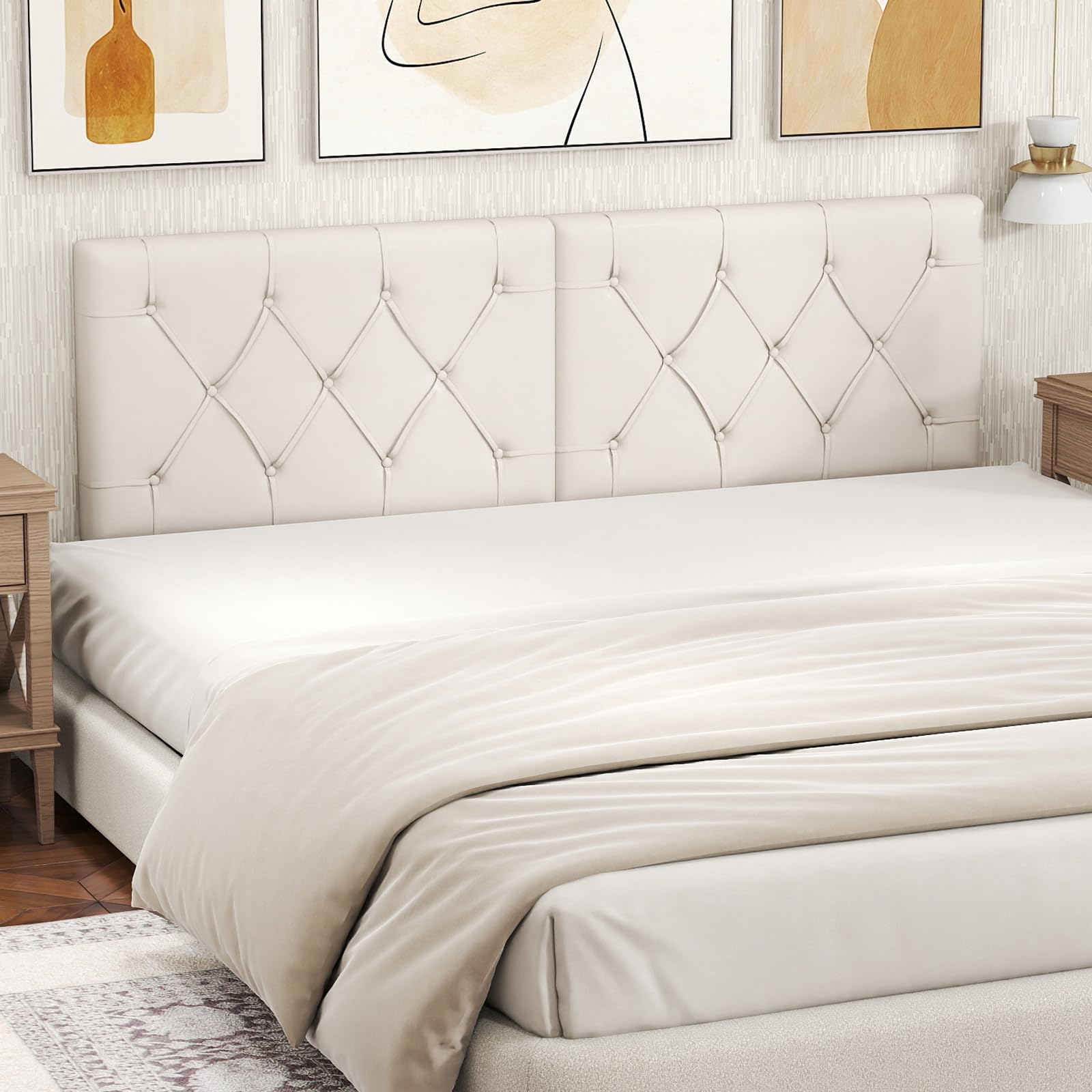 KOMFOTT Wall-Mounted Headboard for Twin Size Bed