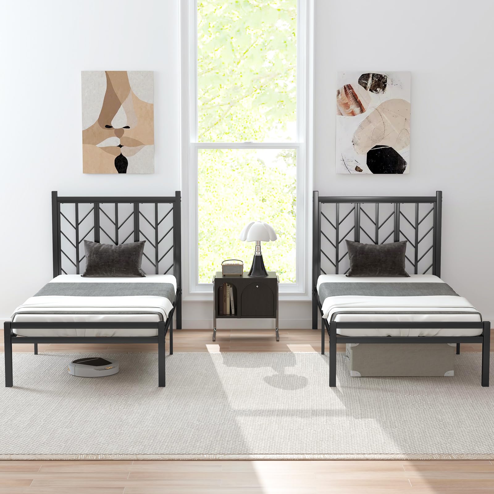 KOMFOTT Metal Platform Bed Frame
