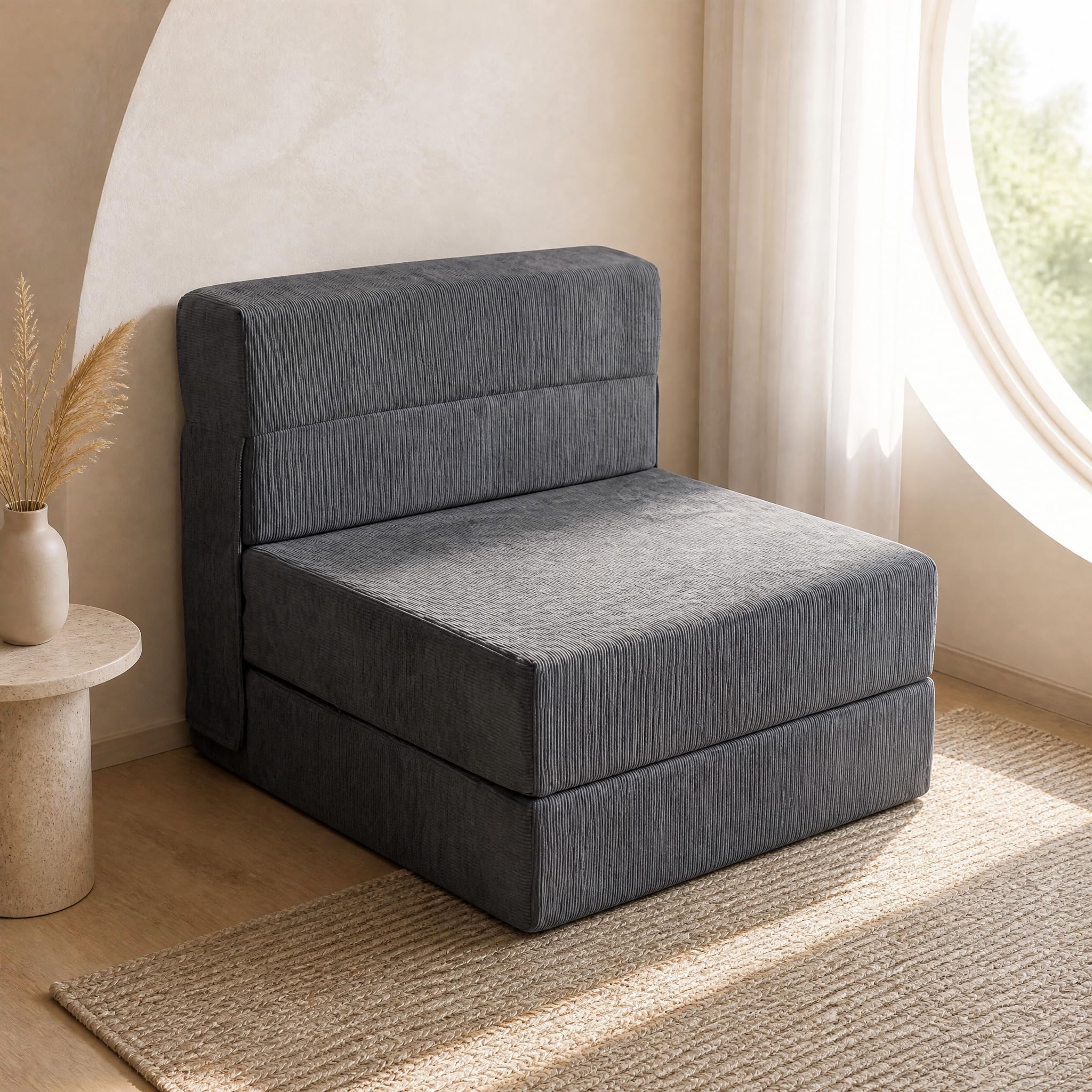 KOMFOTT Convertible Folding Sofa Bed 4-in-1 Fold Out Sleeper Chair