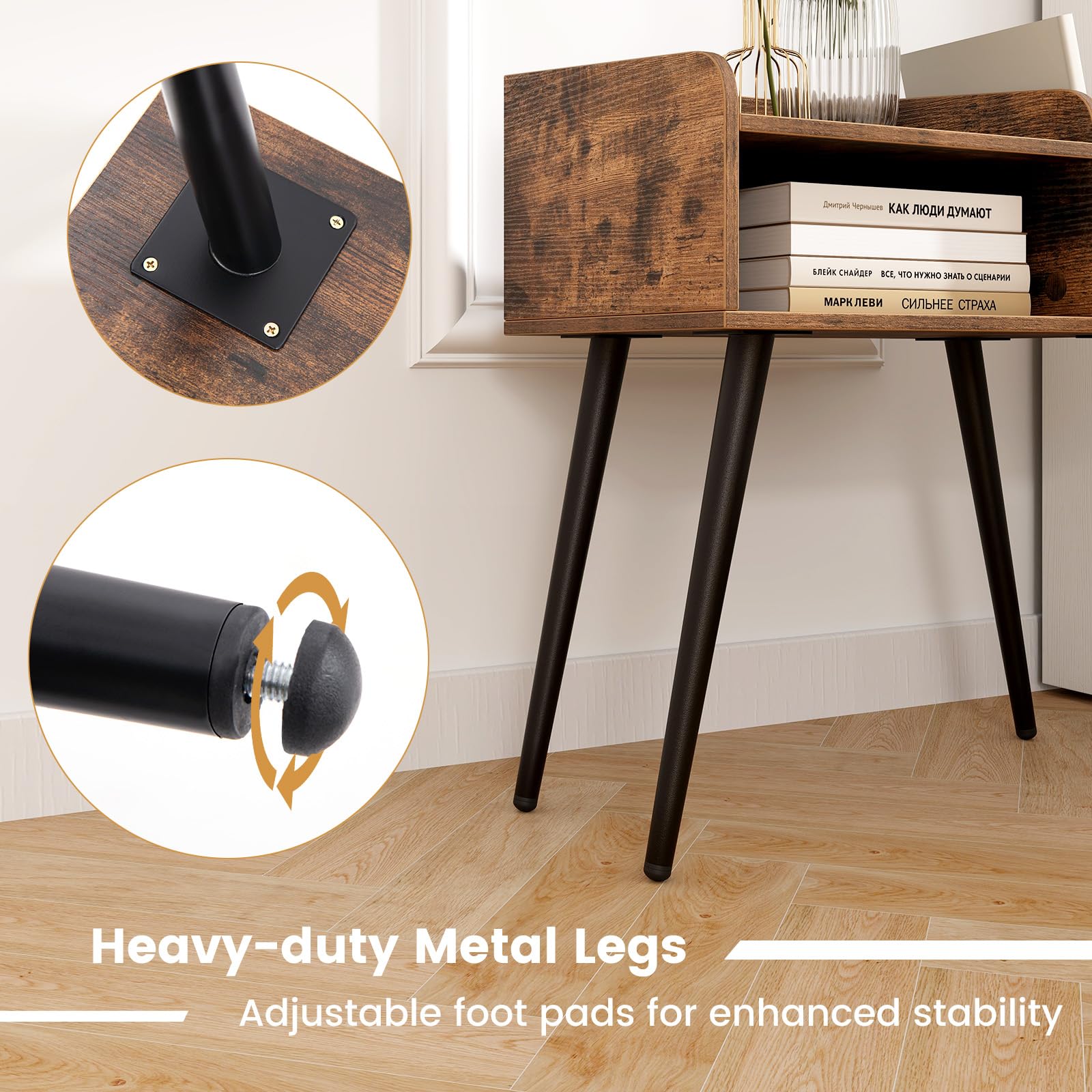 KOMFOTT Nightstand with Open Shelves（1/2）