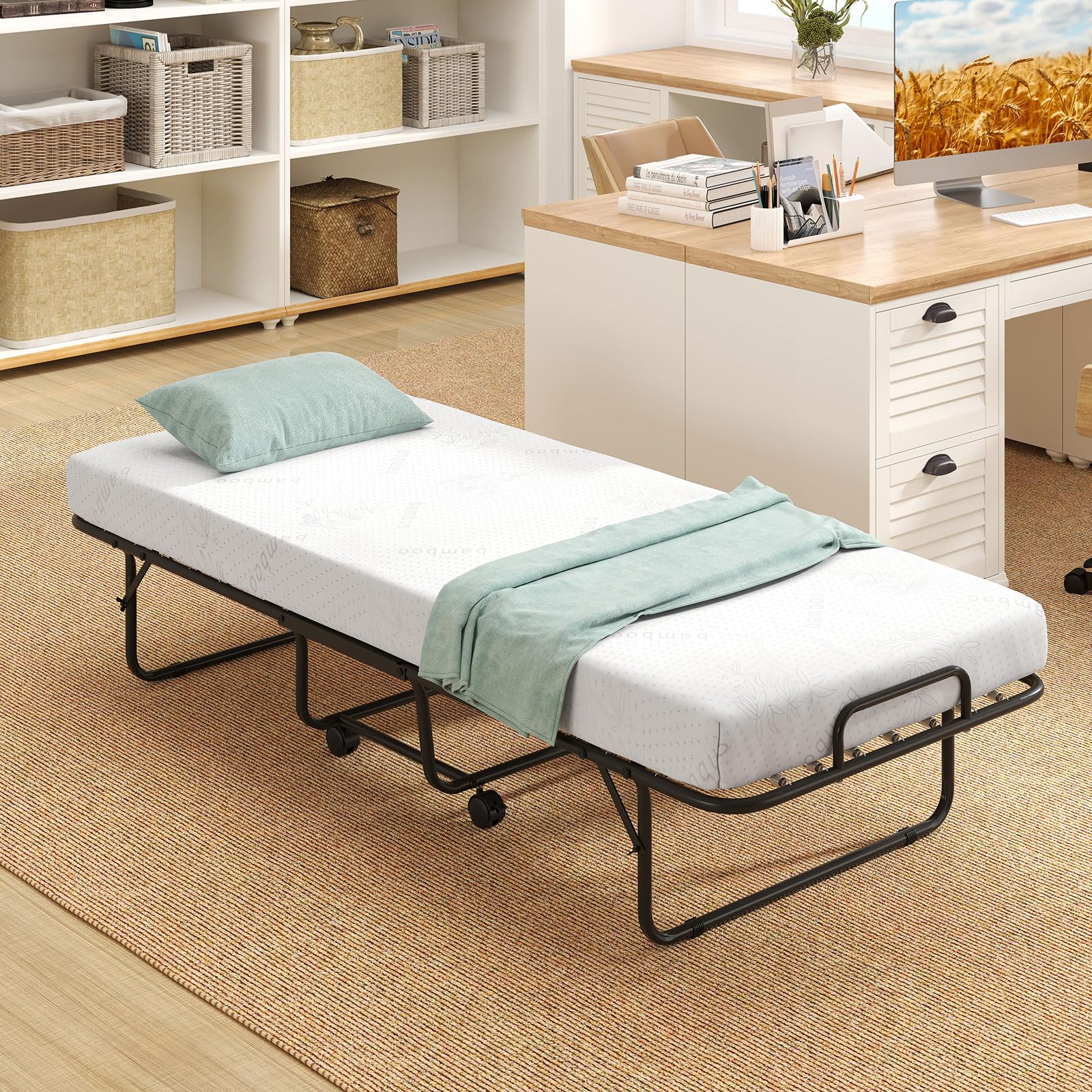 KOMFOTT Folding Bed with Mattress(Small Single)